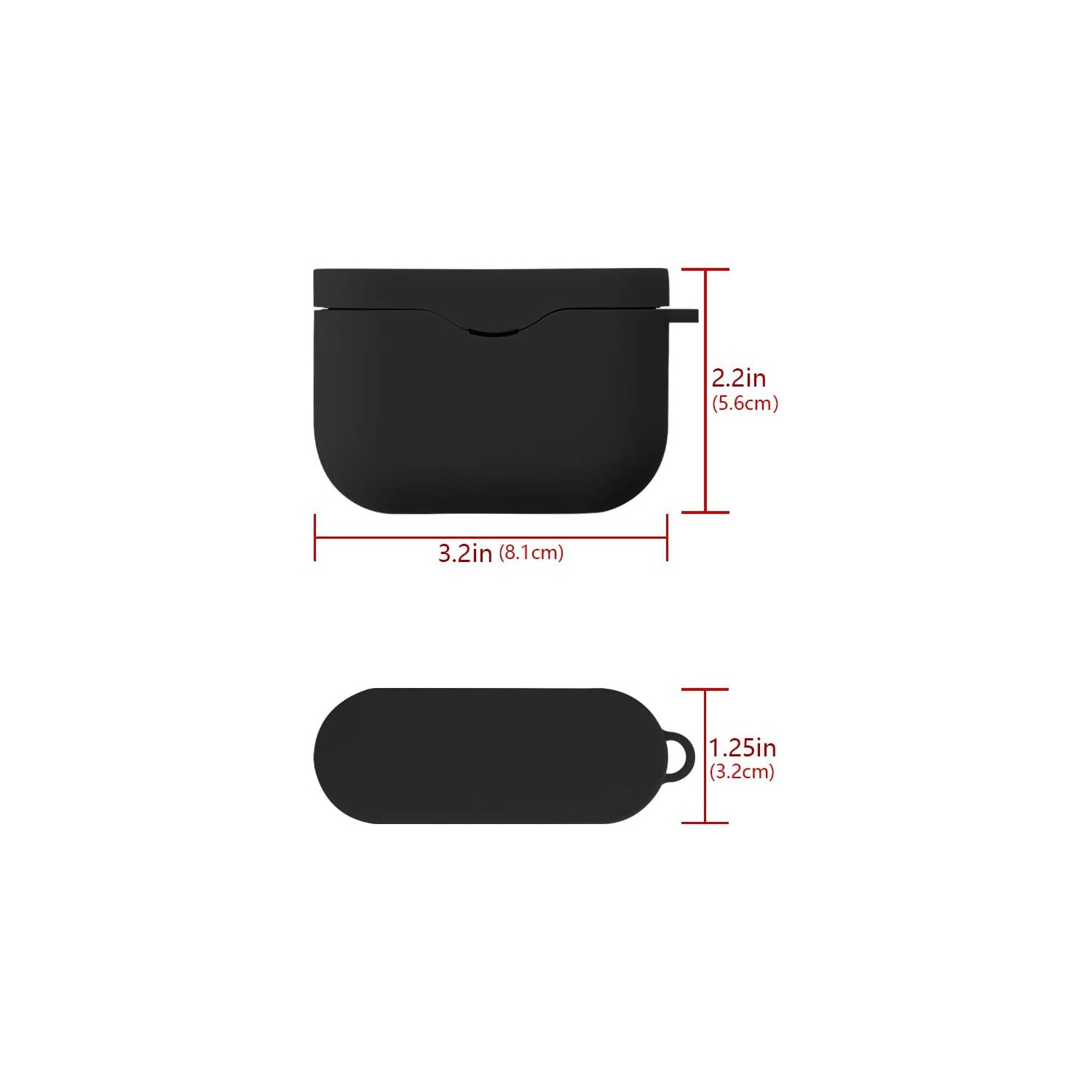 Silicone Cover Case Compatible with Sony WF-1000XM3, 1000XM3S, 1000XM3B Truly Noise Canceling