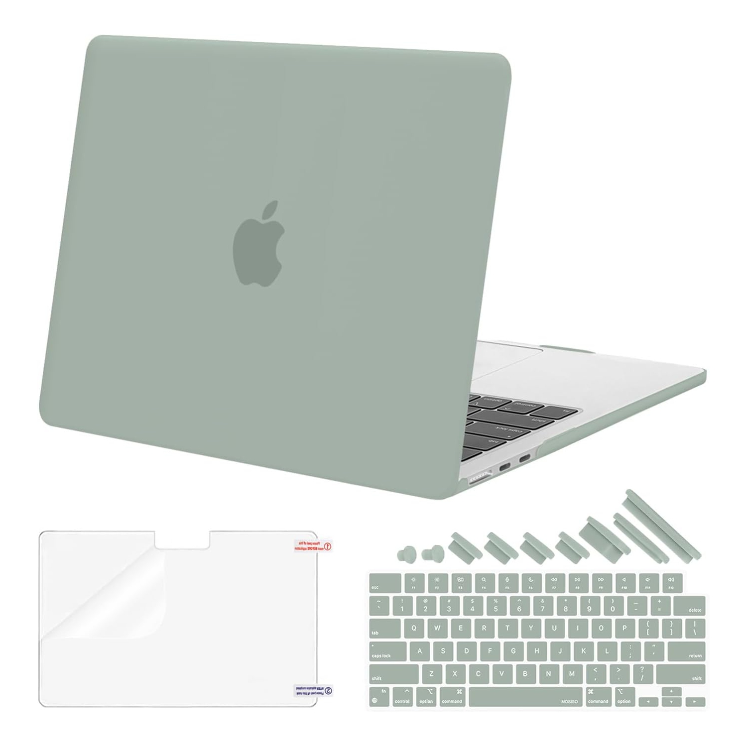 Compatible with MacBook Air 13.6 inch Case 2022 2023 2024 Release M3 A3113 M2 A2681 with Touch ID, Hard