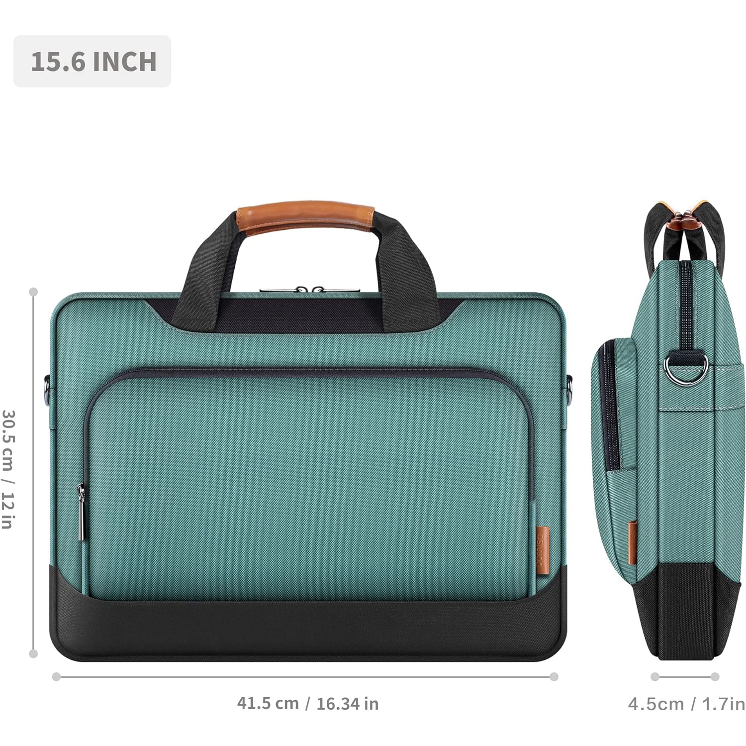 15-15.6 Inch Laptop Sleeve Case Large Capacity Shoulder Bag Compatible with Lenovo 15.6" Ideapad 330/16" MacBook
