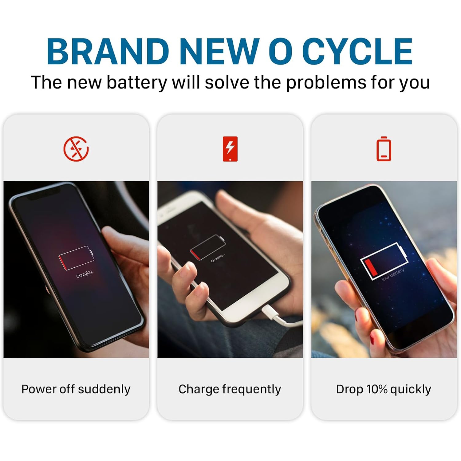 Y pour Sonim XP8,[5200&nbsp;mAh] Remplacement y pour Sonim XP8 XP8800 BAT-04900-01S.