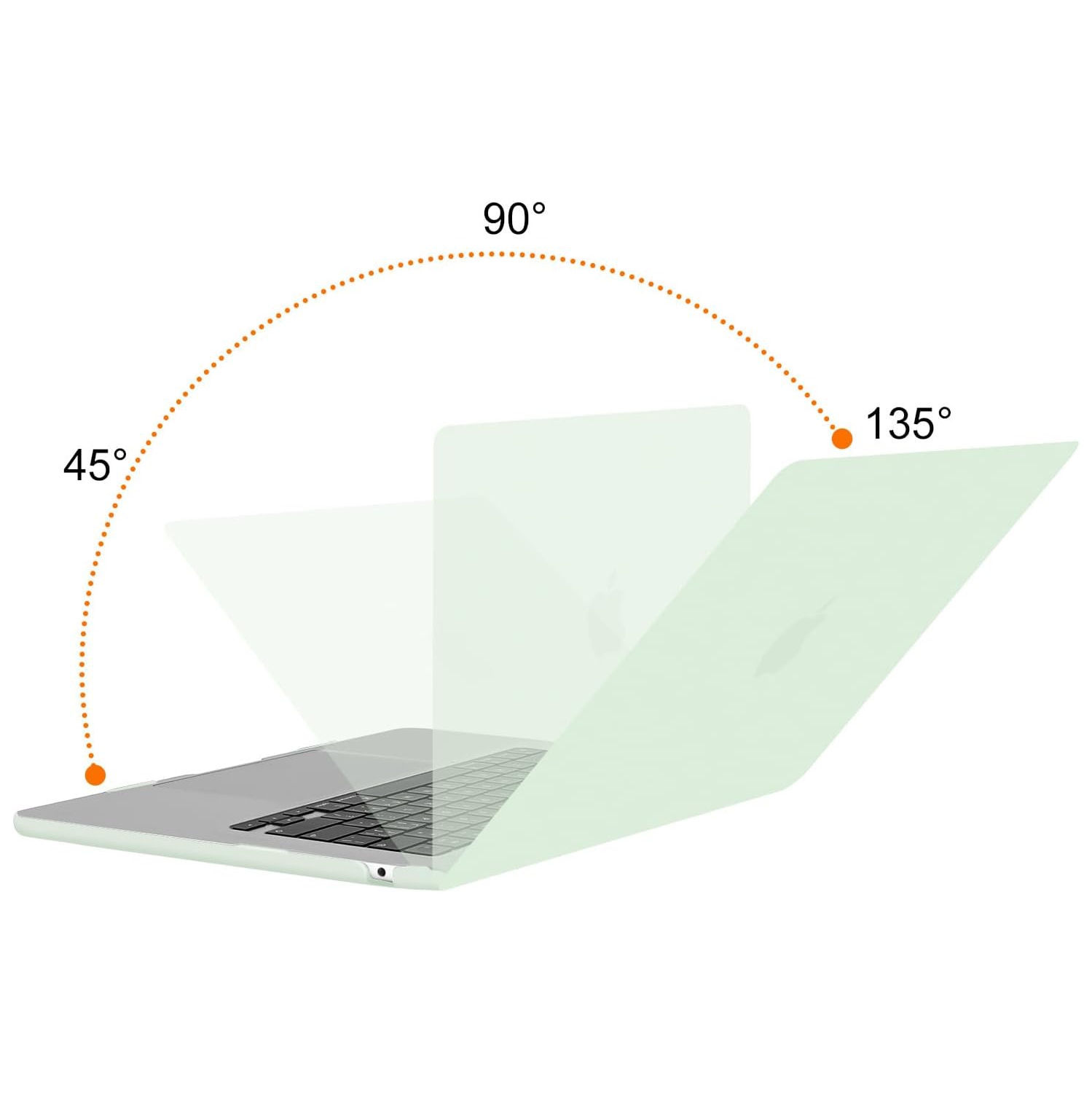 Compatible avec l'étui pour MacBook Air 15 po, version 2023 2024 M3 A3114 M2 A2941, Touch ID, écran Retina liquide