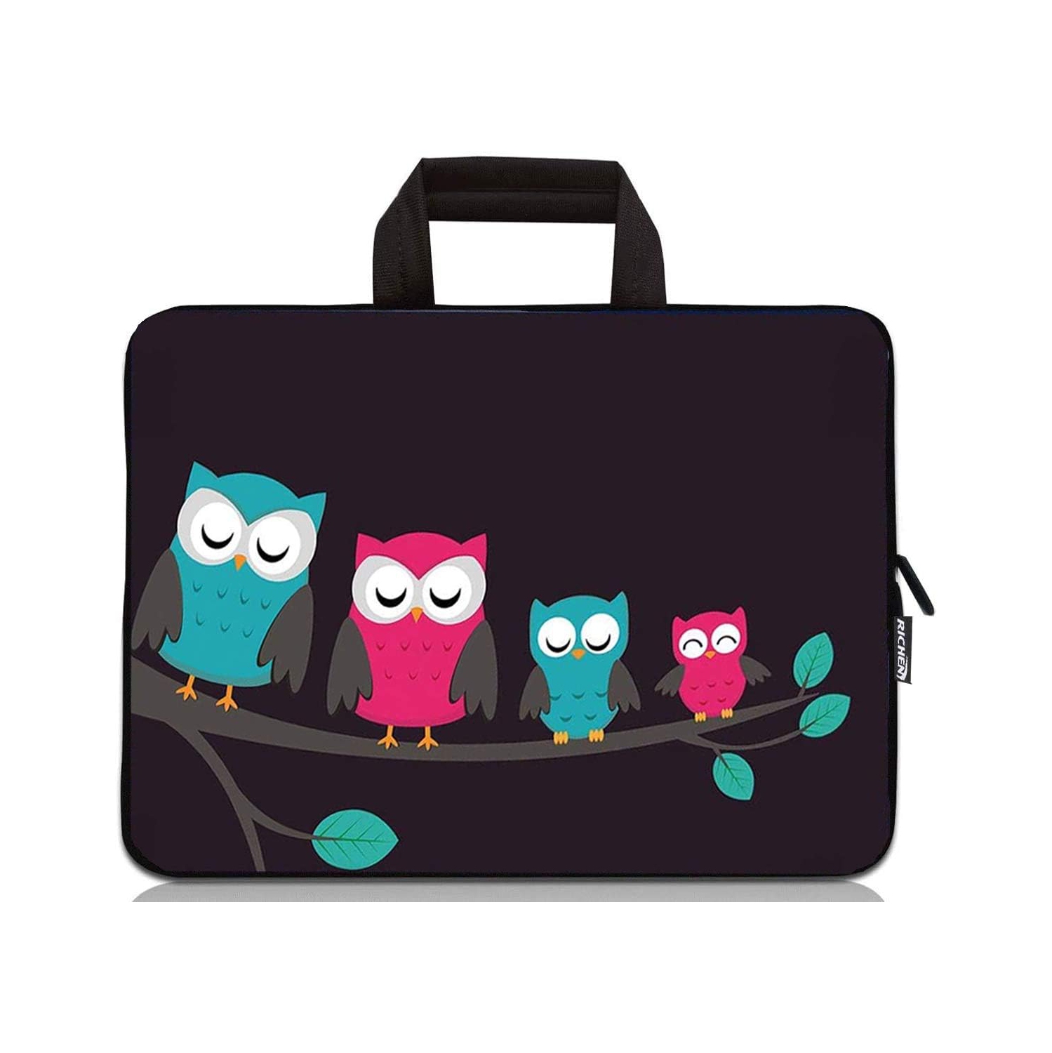 12 inch Neoprene Laptop Carrying Bag Chromebook Case Tablet Travel Cover with Handle Zipper Carrying Sleeve Case Bag