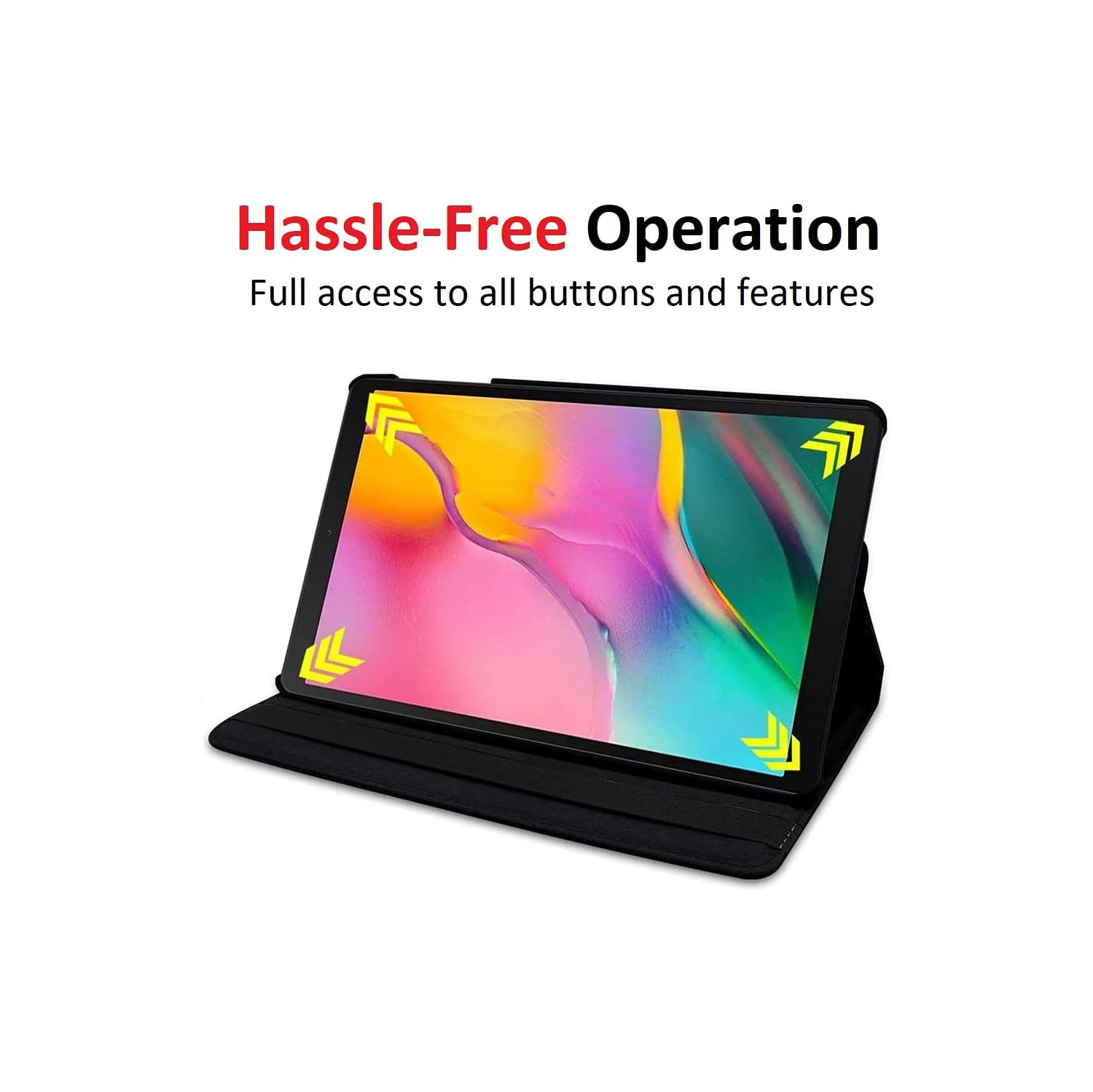 Étui rotatif pour Samsung Galaxy Tab S3 9.7&nbsp;po 2017 [T820/T825/T827], support à 360 degrés [Veille/Réveil automatique], rabat