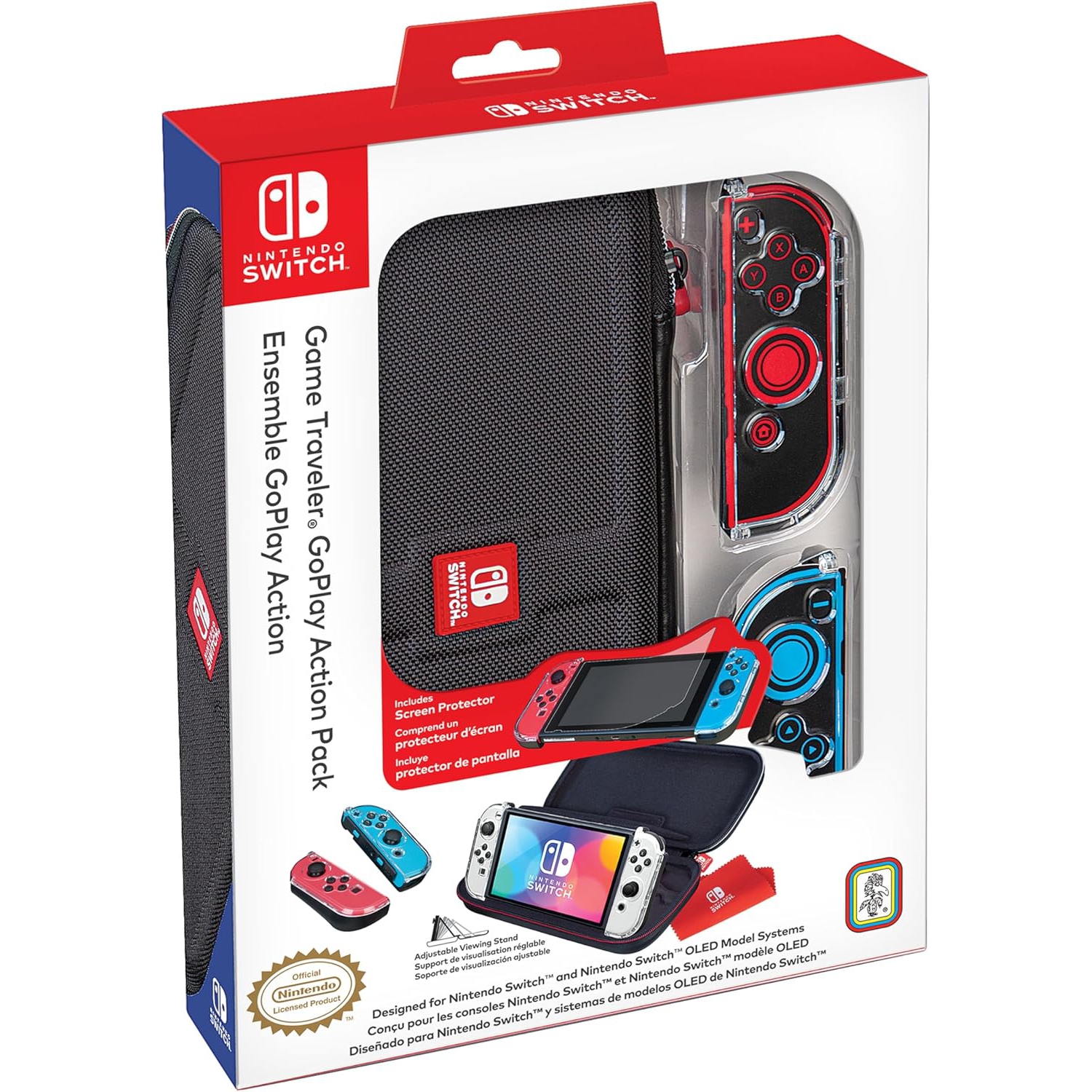 Nintendo Switch Game Traveler Goplay Action Pack