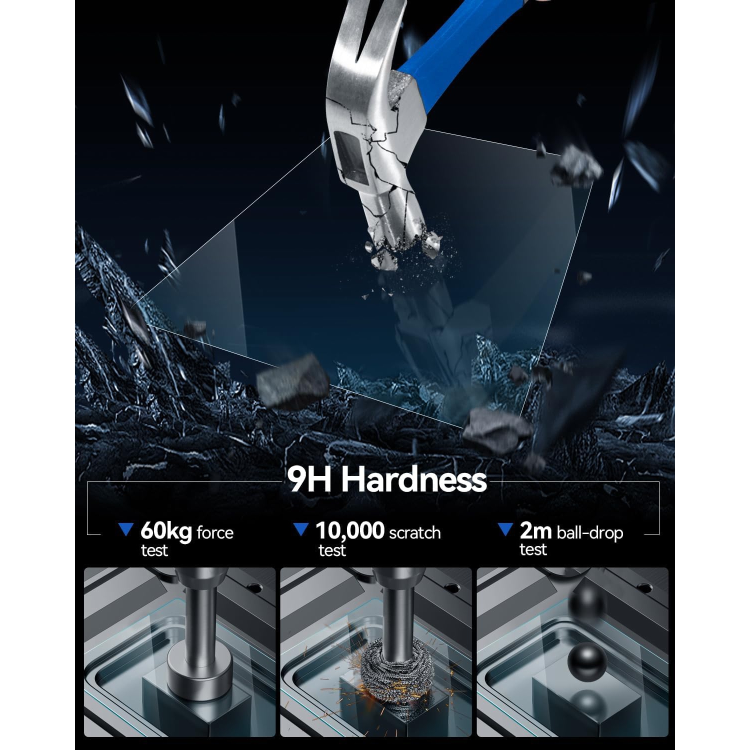 Sierra Matte Screen Protector for GMC Sierra Accessories Tempered Gl Anti-Glare Film Fits 2022-2024 Sierra