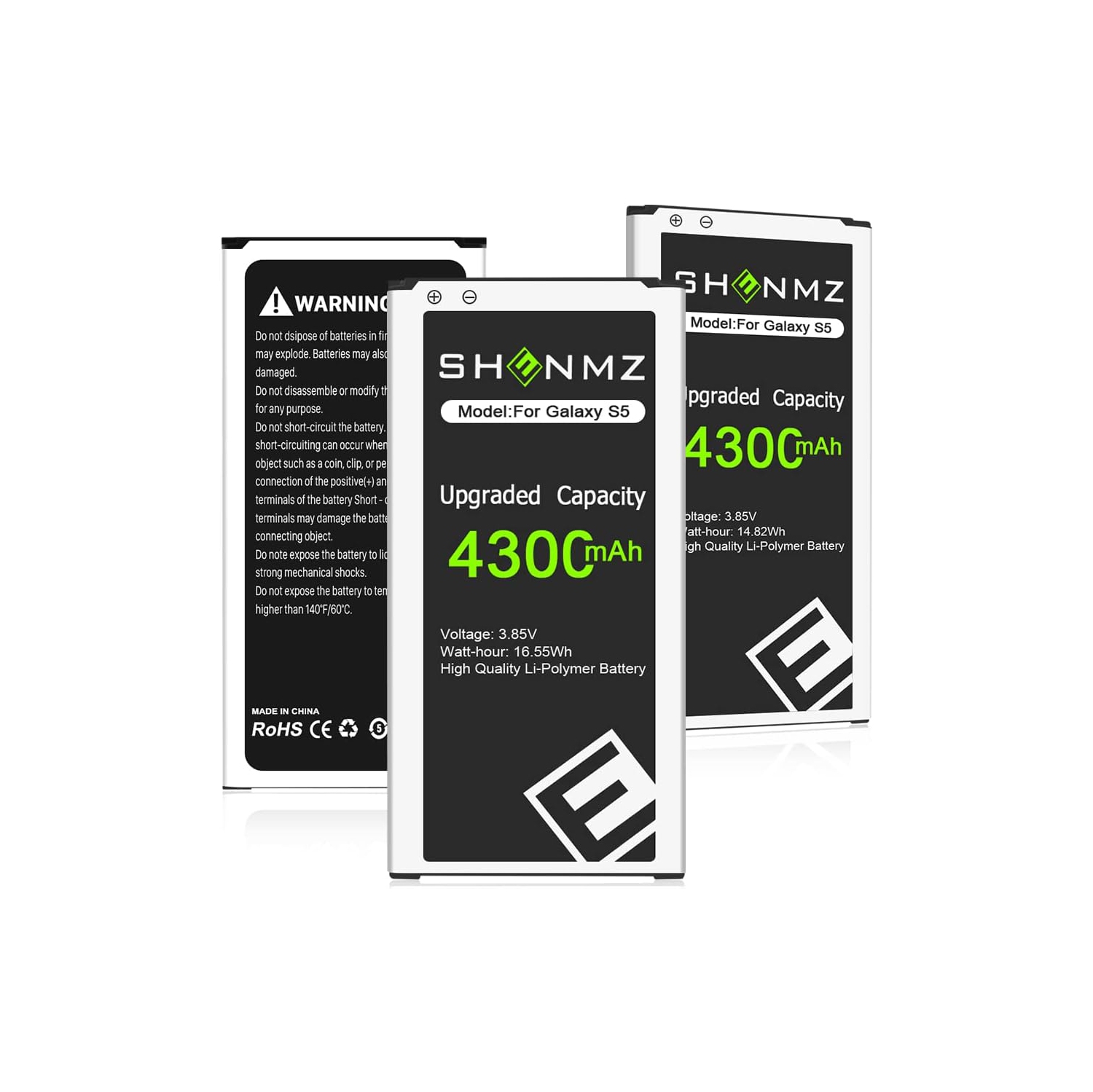 Galaxy S5 y, 4300mAh Ultra High Capacity New 0 Cycle Replacement y for Samsung Galaxy S5