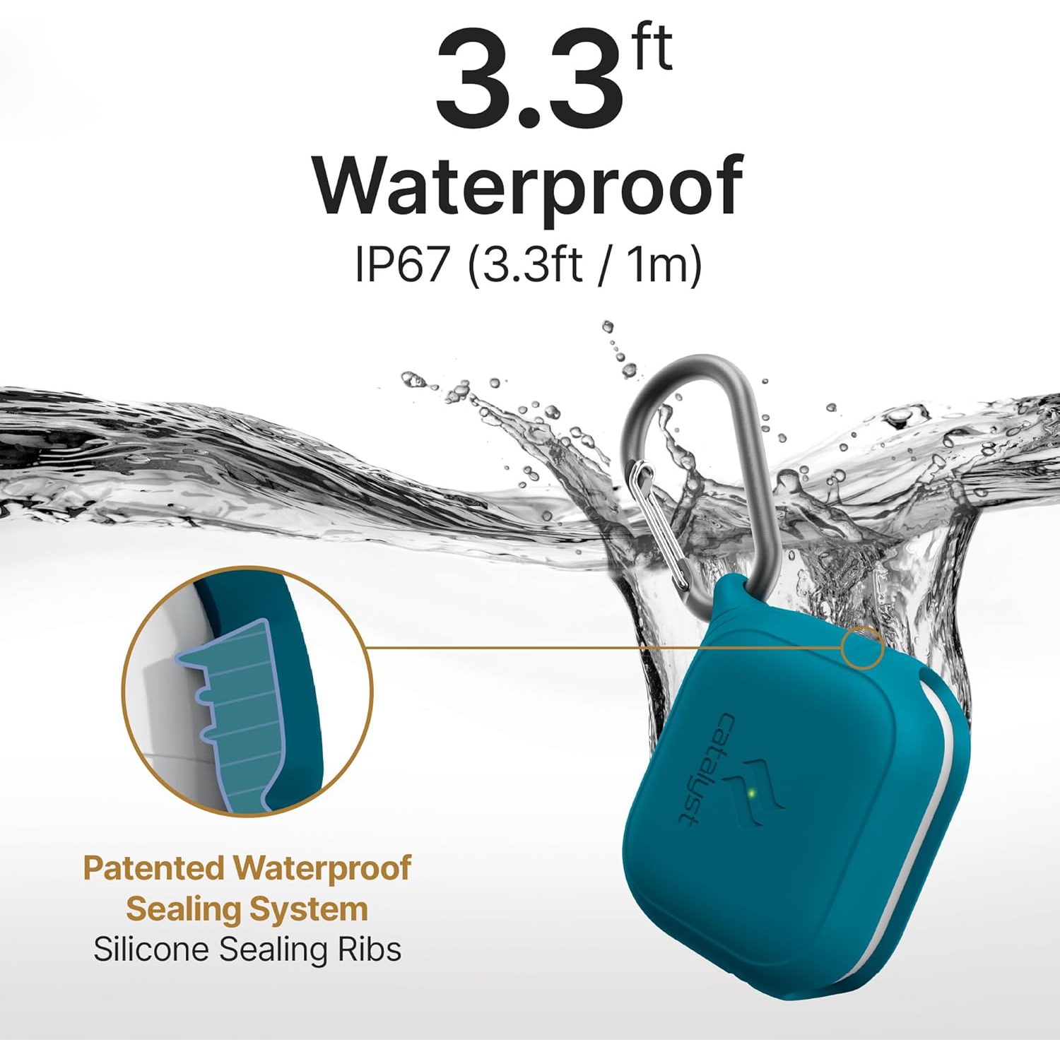 Waterproof Case for AirPods 3rd Generation - and USB-C Charging Compatible AirPods 3rd Generation