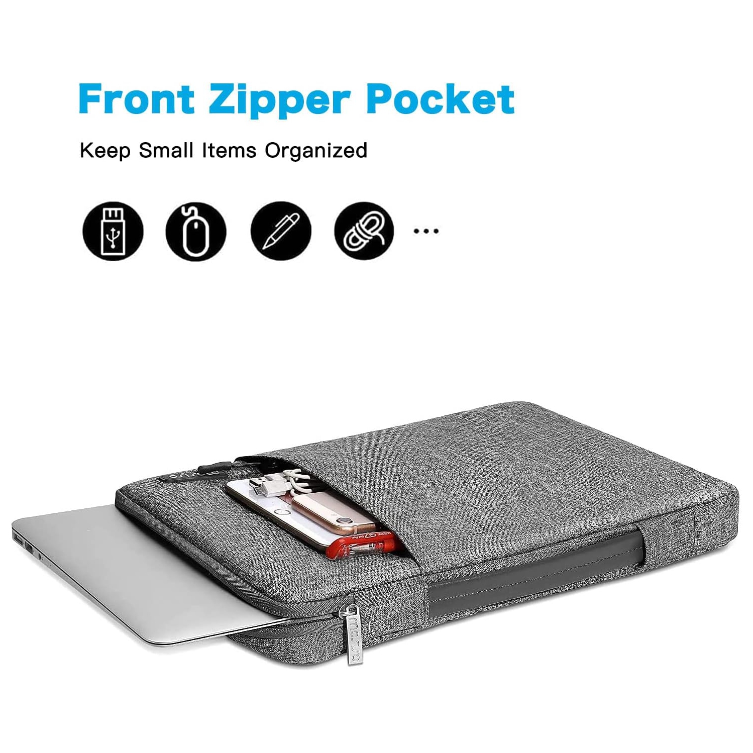 360 Protective Laptop Sleeve Compatible with MacBook Air 15 inch M2 A2941/Pro 16 inch 2023-2019 M3 A2991 M2