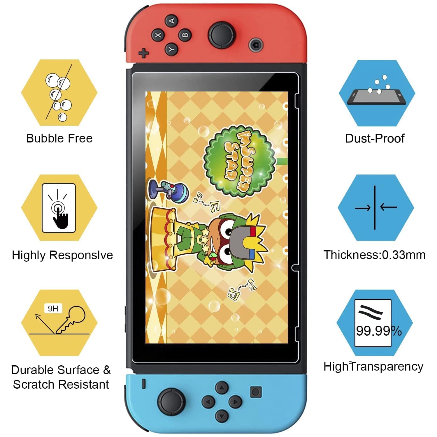 Compatible avec le protecteur d'écran Windows 4 de GPD, le protecteur d'écran Gl trempé FullCover 9H compatible