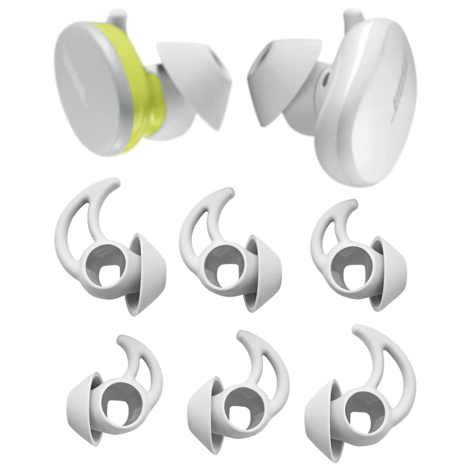 Embouts de rechange pour les écouteurs boutons sport Bose QuietComfort à suppression du bruit, P/M/G 3 paires de silicone souple