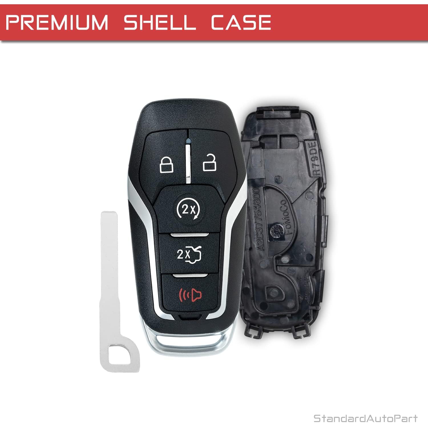 New Smart Key Remote Keyless Entry Compatible with Ford Fusion Explorer Edge Mustang Lincoln MKZ MKC