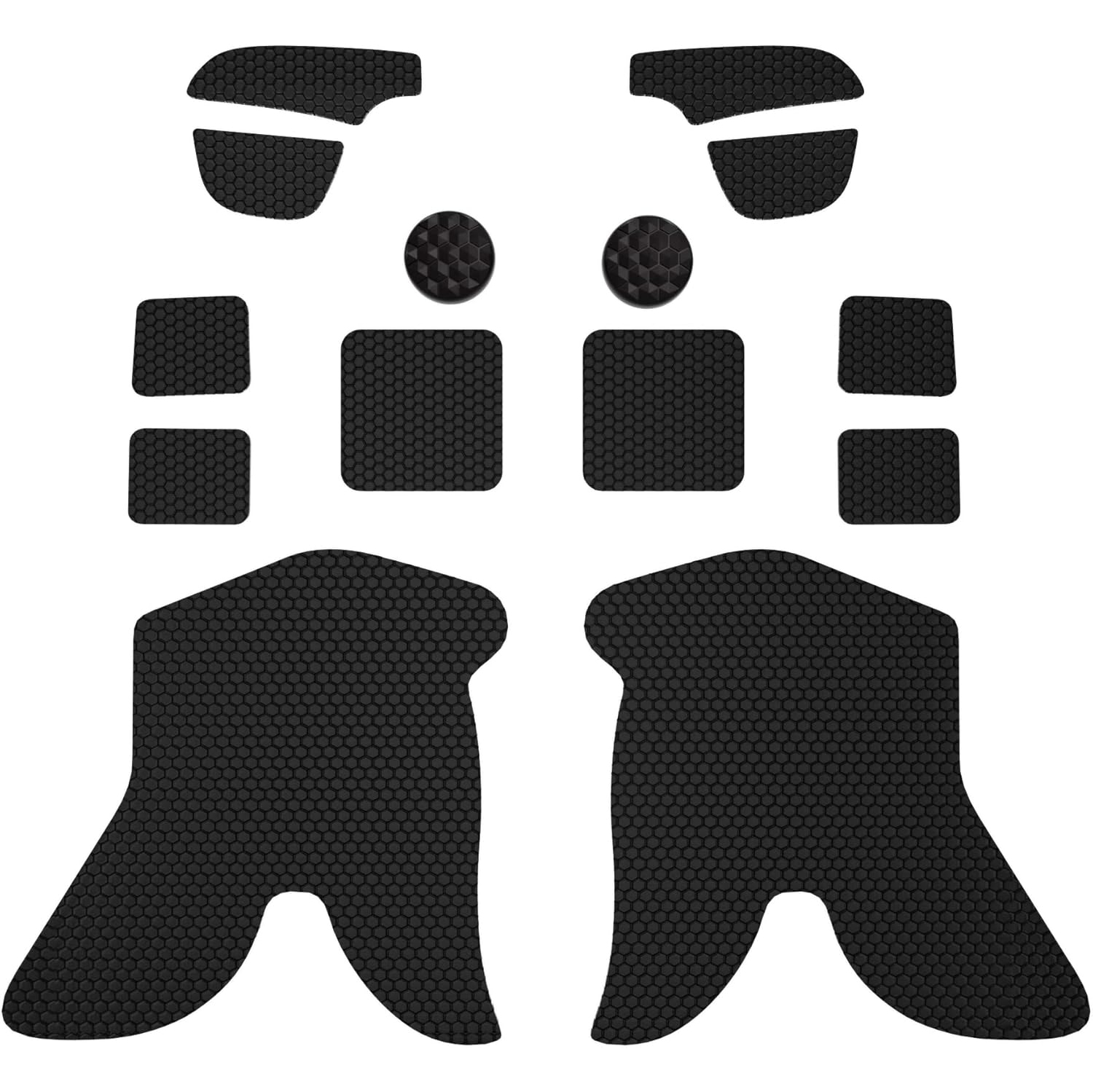 Poignées en caoutchouc souple texturé pour Steam Deck LCD & O, pavés tactiles