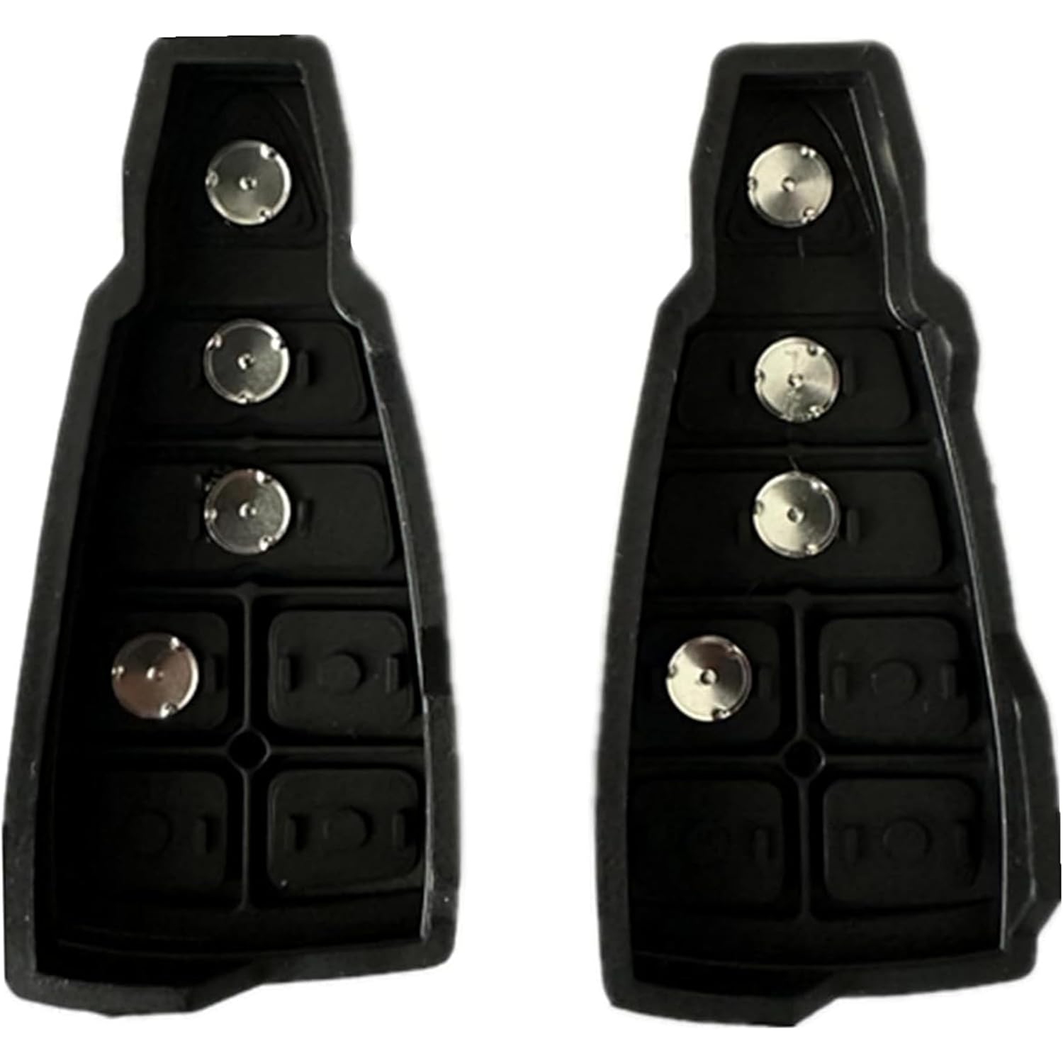 2 Remplacement de couvercle de porte-clés PCS pour Chrysler, Dodge Ram, Caravan, revêtement en silicone pour télécommande de télédéverrouillage Town &