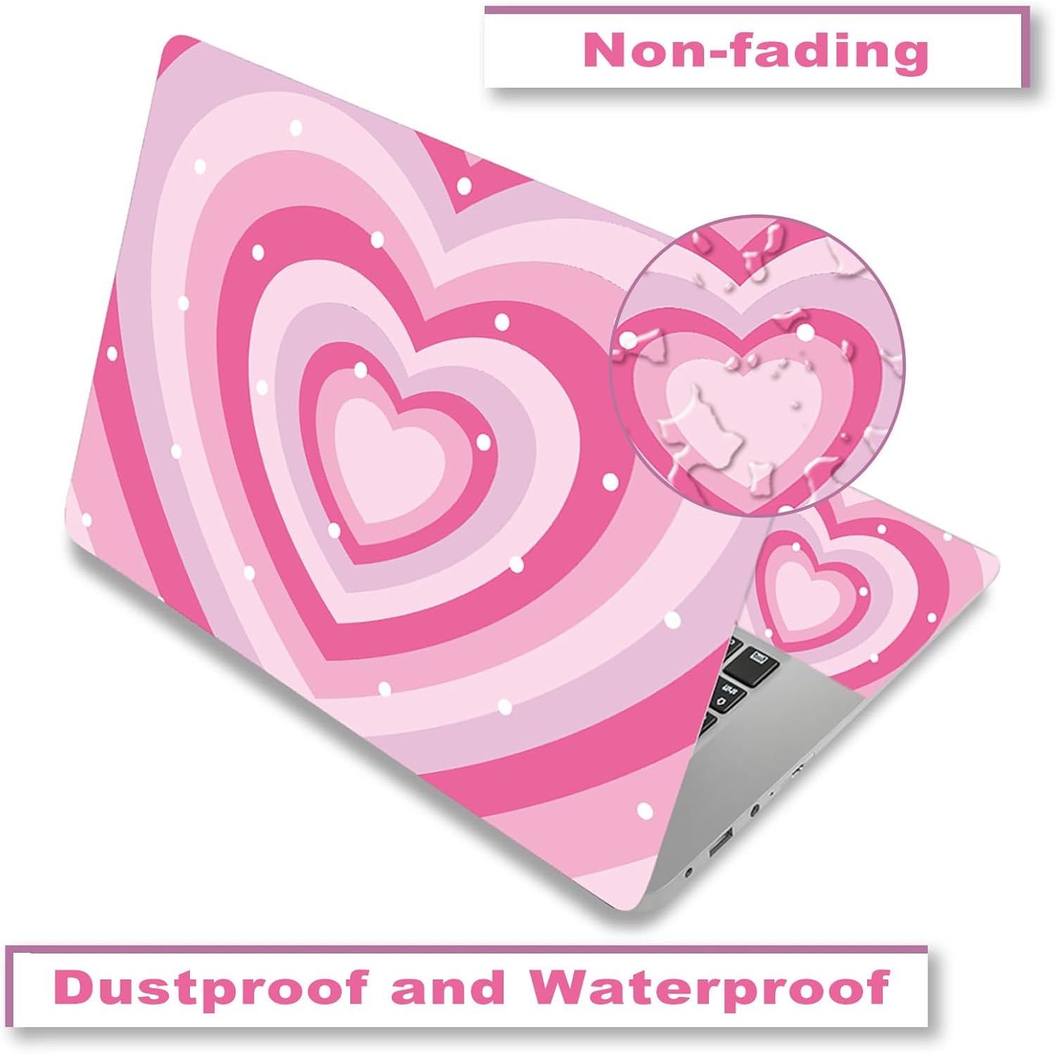 Laptop Decal Sticker Skin Cover, 11.6”12" 13" 13.3" 14" 15" 15.4" 15.6 Laptop Netbook Vinyl Skin Sticker Cover Art