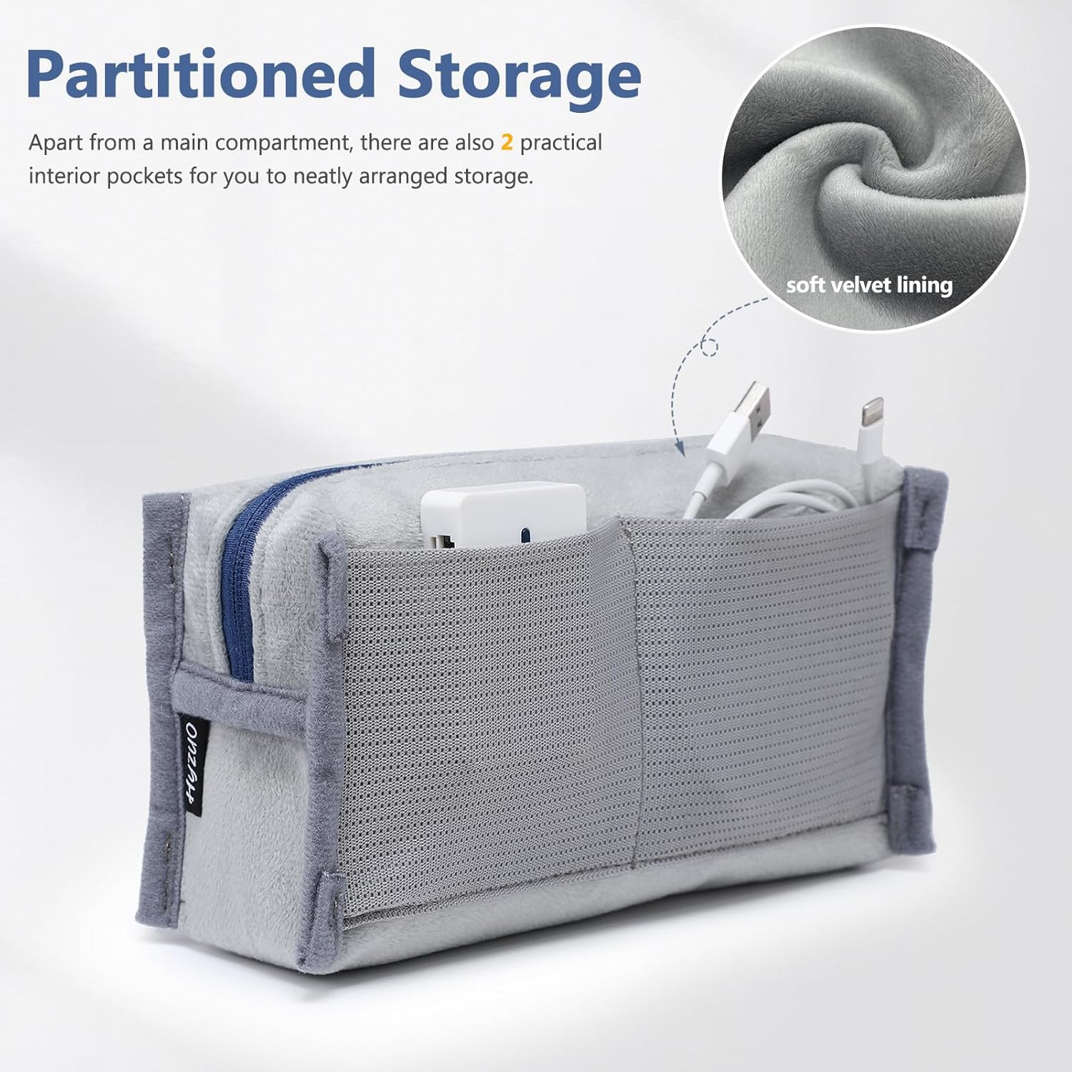 Sac de rangement portatif pour appareils électroniques, étui de transport pour chargeur de téléphone cellulaire; Cordon pour chargeur portable;