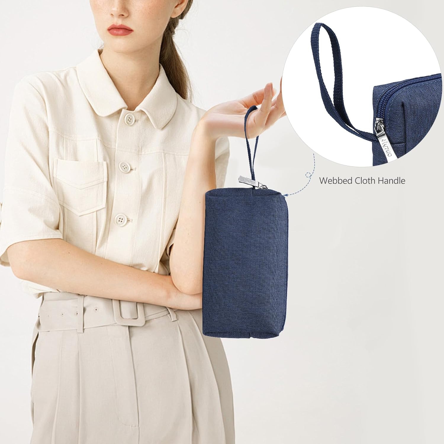 Sac de rangement portatif pour appareils électroniques, étui de transport pour chargeur de téléphone cellulaire; Cordon pour chargeur portable;