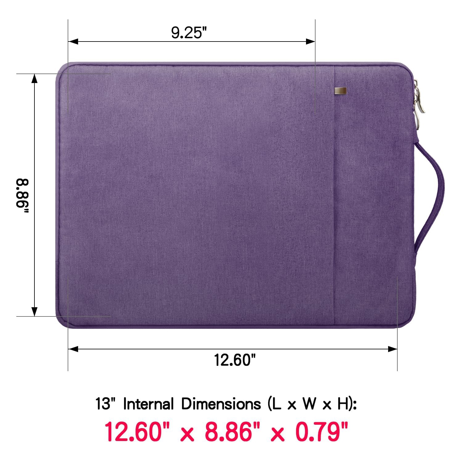 RAINYEAR 13.3 Inch Laptop Sleeve Compatible with M1 M2 MacBook Pro 14" A2442, 13.6" A2681, 13.3 Air Pro A2338 A2337 &