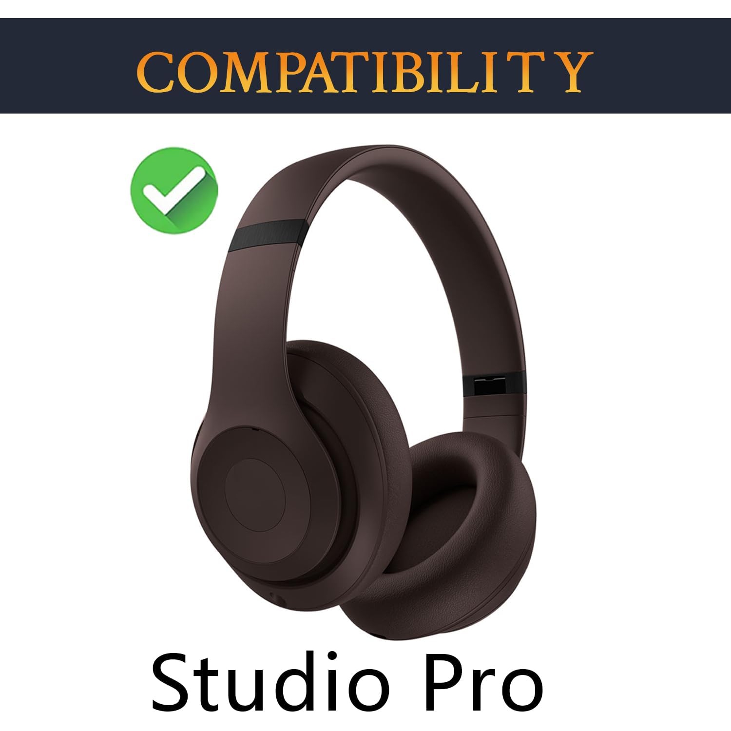 Coussinets de rechange pour écouteurs à suppression du bruit Studio Pro de Beats, coussinets avec coussinets souples