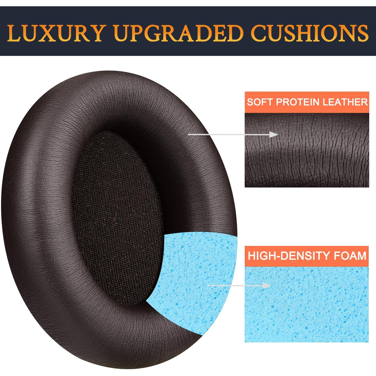 Coussinets de rechange pour écouteurs à suppression du bruit Studio Pro de Beats, coussinets avec coussinets souples