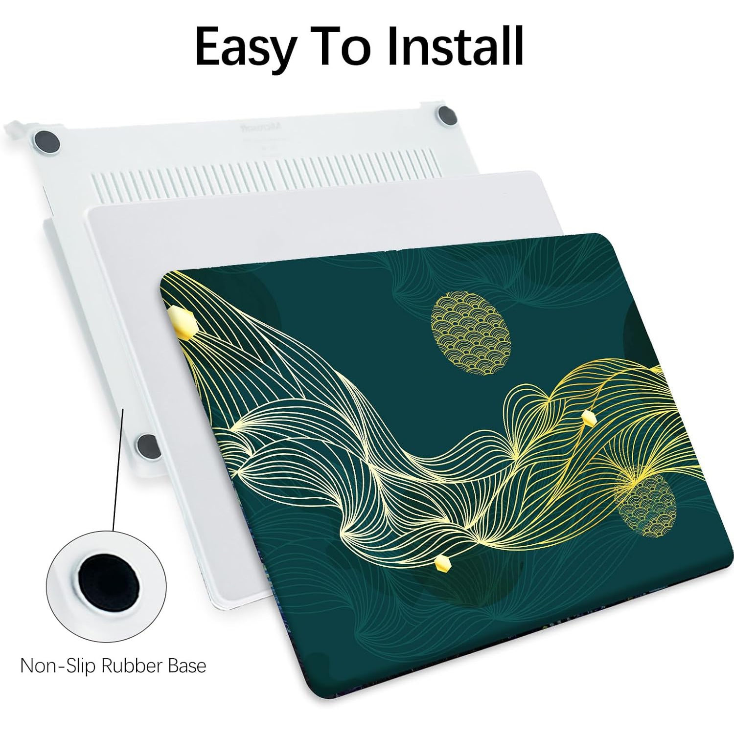 Compatible with MacBook Air 15 inch Cover, 2023 Release A2941 M2 with Liquid Retina Display & Touch ID