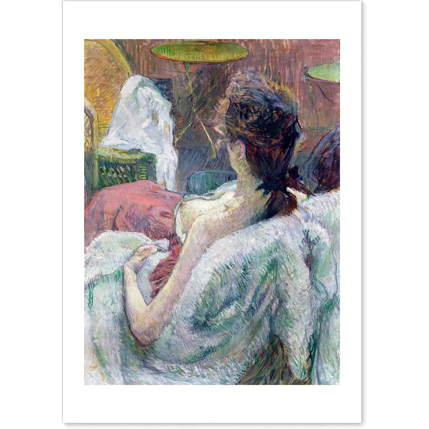 Affiche Henri de Toulouse Lautrec «&nbsp;Le modèle reposant ”16,53&nbsp;poch×11,69&nbsp;poch(A3)[Made in Japan] ＜Papier d'art