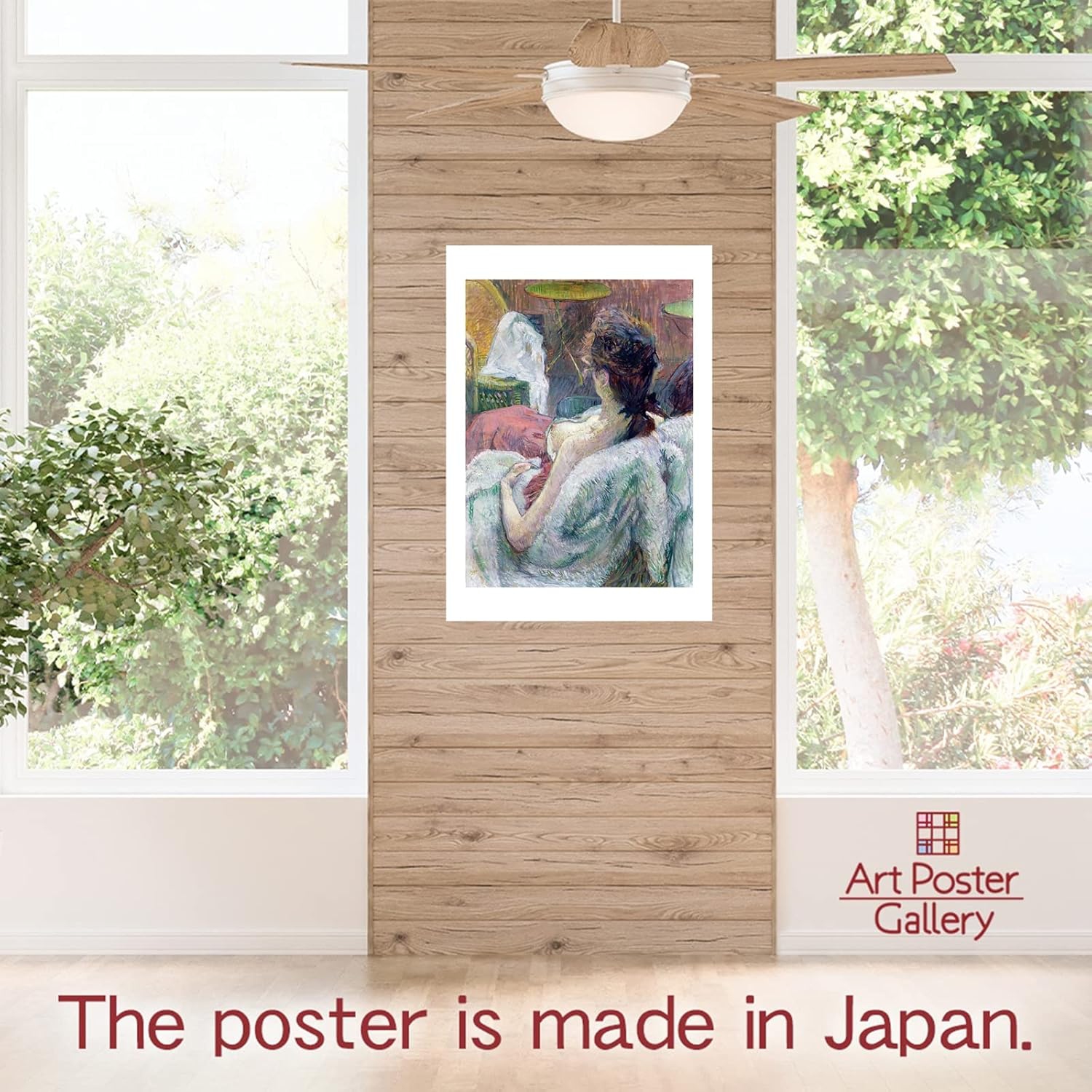 Affiche Henri de Toulouse Lautrec «&nbsp;Le modèle reposant ”16,53&nbsp;poch×11,69&nbsp;poch(A3)[Made in Japan] ＜Papier d'art