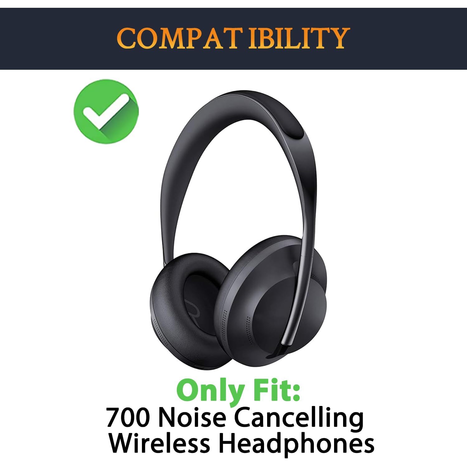 Coussinets de rechange pour écouteurs Bose 700, coussinets d'oreilles en cuir doux,