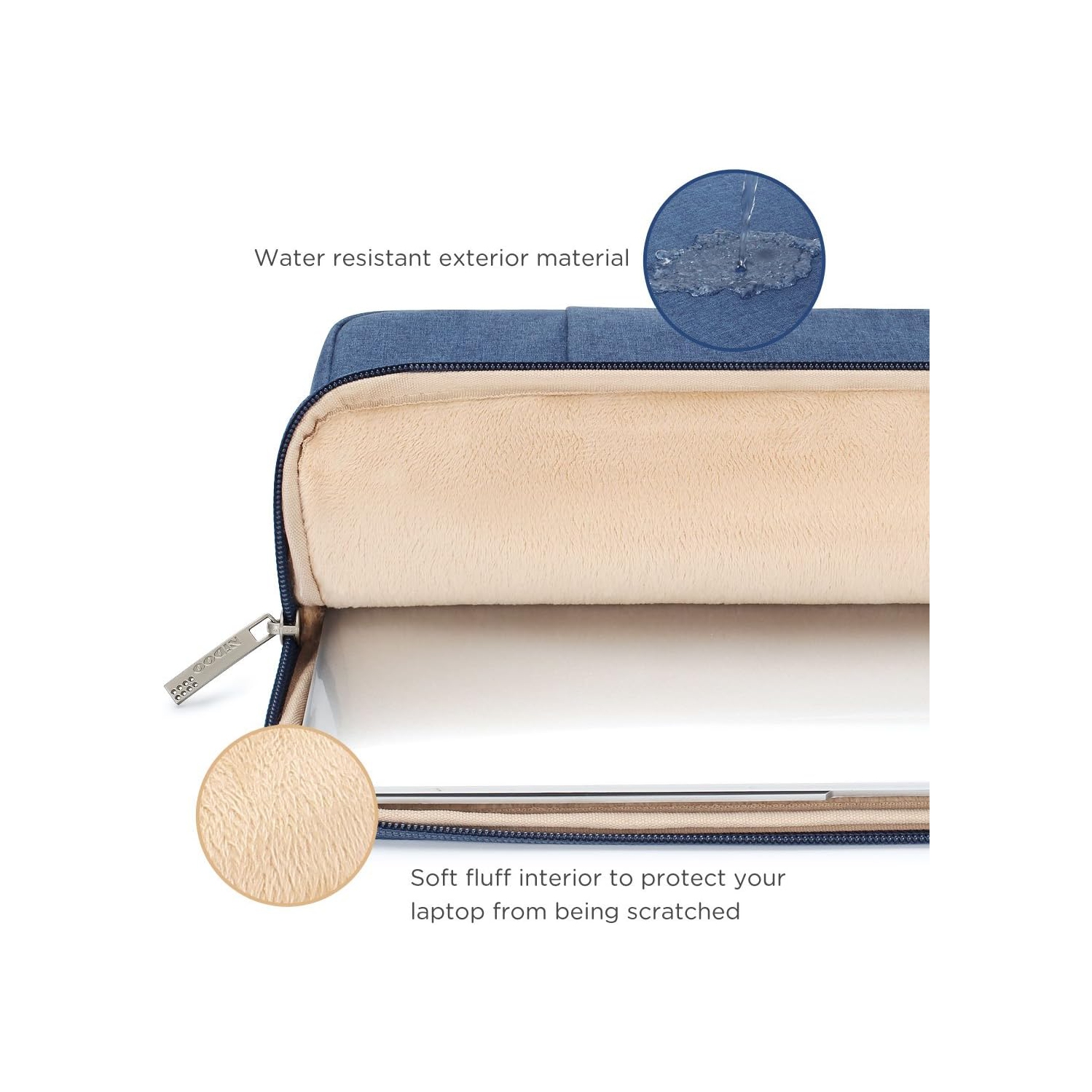 17 inch Laptop Sleeve Case Water-Resistant Protective Computer Cover Portable Bag for 17.3" Lenovo Legion Y730 /