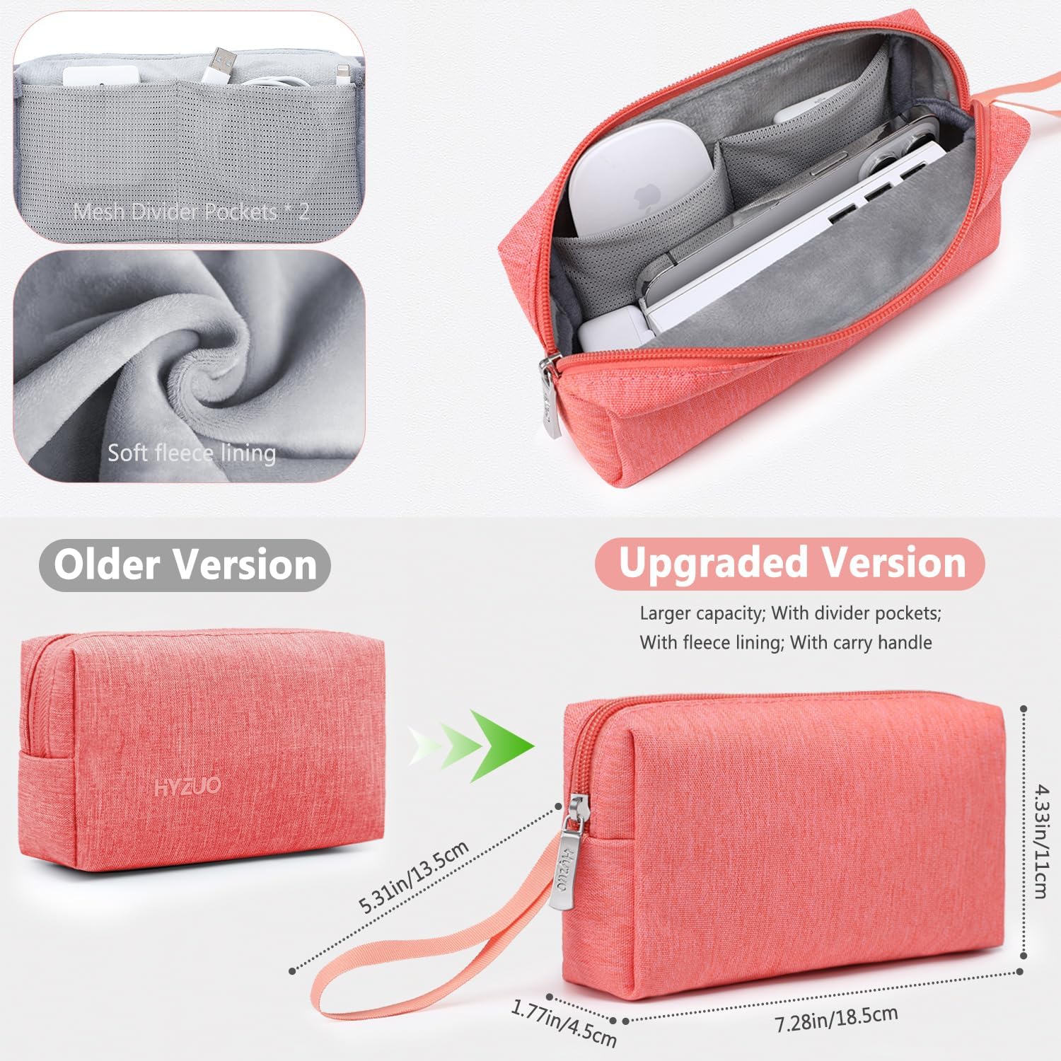 13 Inch Laptop Sleeve Bag Set for MacBook Air M3/M2/M1 2024-2018, MacBook Pro 13 M2/M1 Pro/Max A2686 A2338