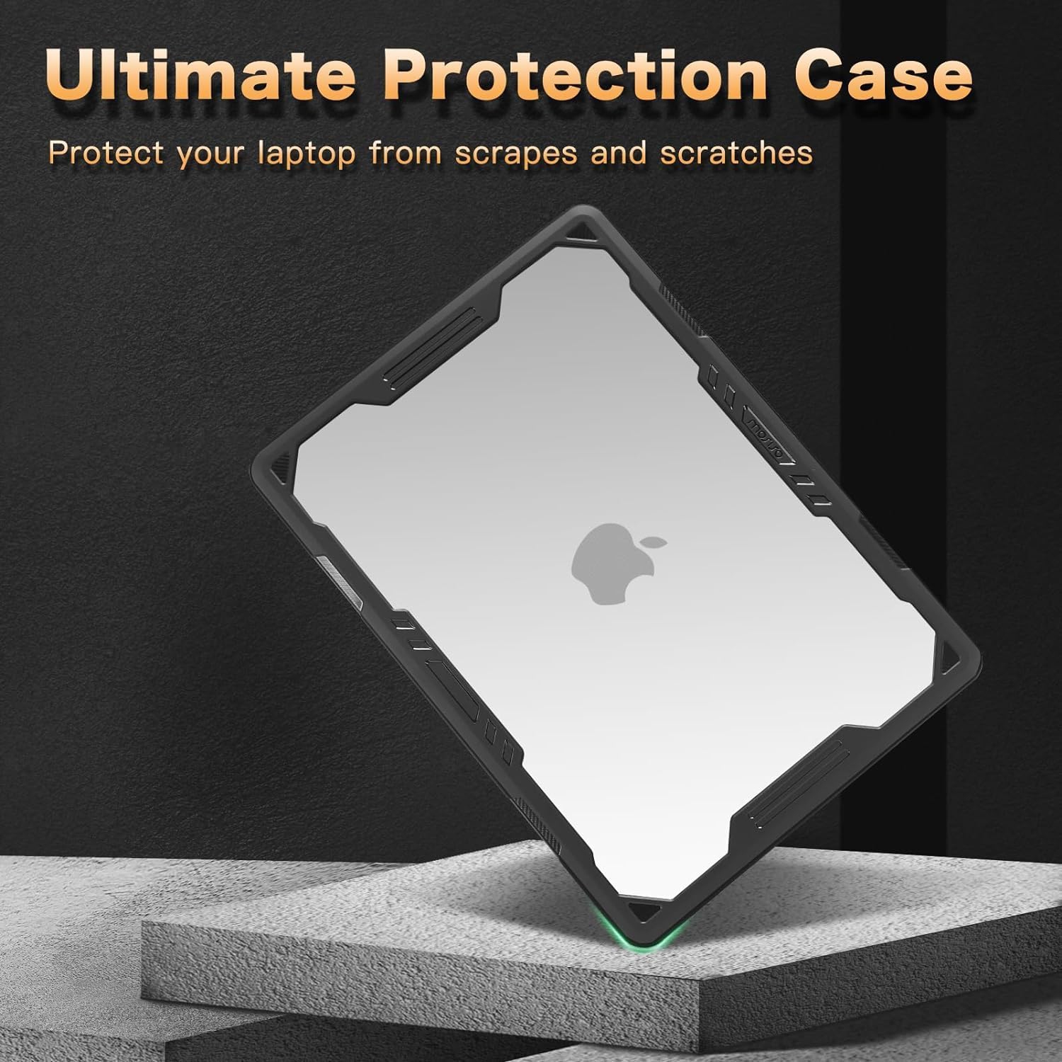 Compatible with MacBook Air 15 inch Case 2023 2024 M3 A3114 M2 A2941 Touch ID, Symmetric Geometric Heavy Duty