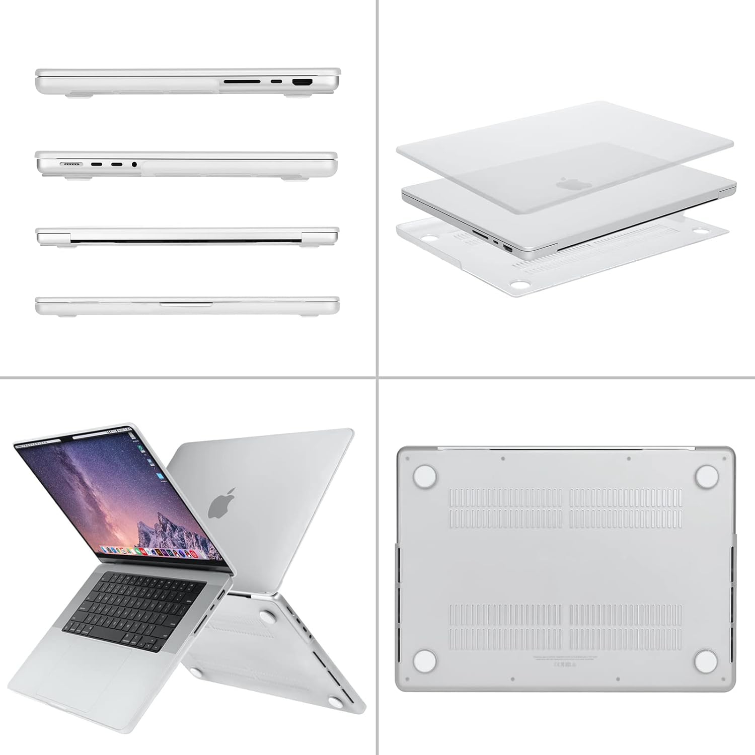 Compatible with MacBook Pro 16 inch Case 2024 2023 2022 2021 Release M3 A2991 M2 A2780 M1 A2485 Pro Max,