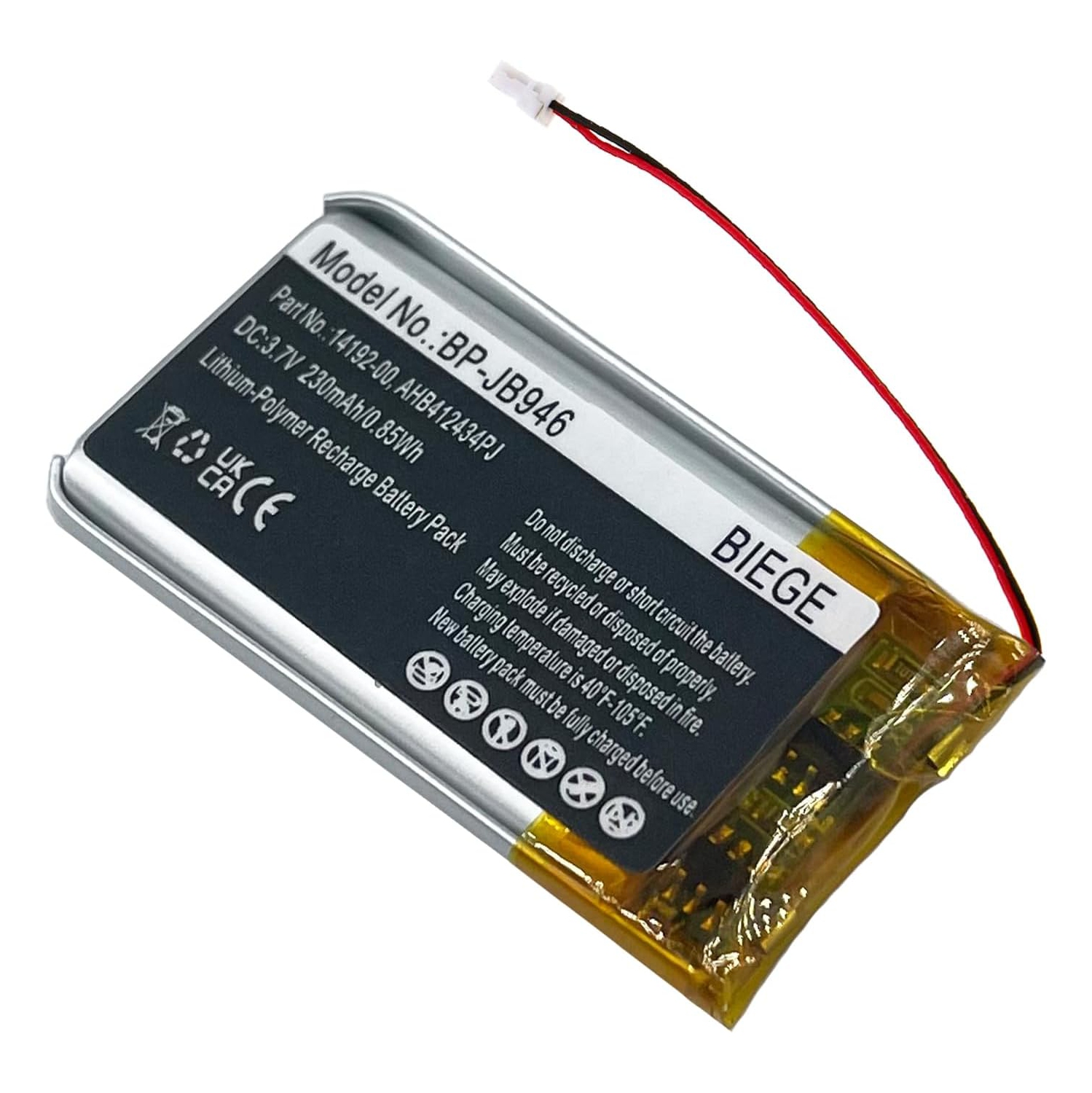 Remplacement y pour Jabra Pro 9400, Pro 9400SH, Pro 9450, Pro 9460, Pro 9465, Pro 9470, 14192-00, AHB412434PJ, Pièce