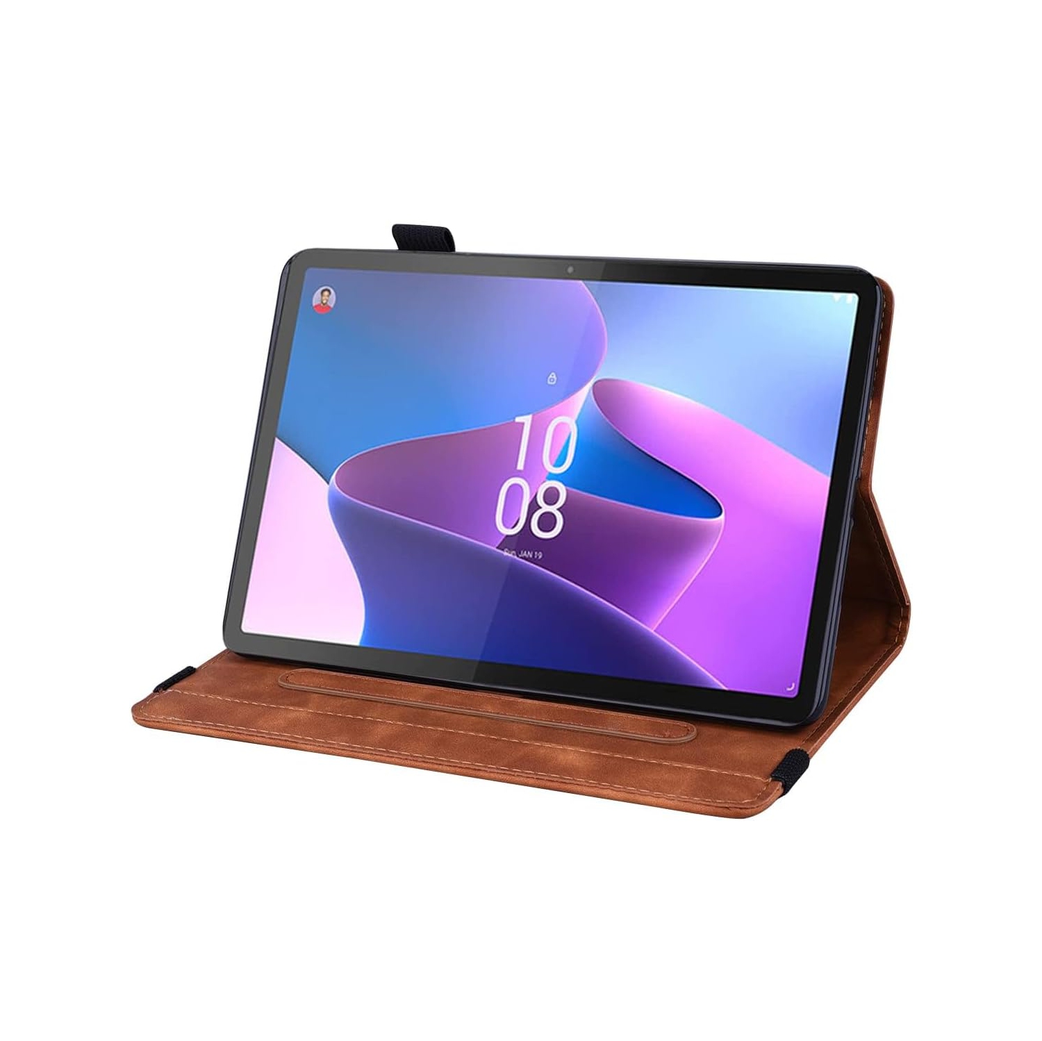 Case for Samsung Galaxy Tab S9 Plus 12.4 Inch 2023 PU Leather Folio Stand Cover with Slot Pencil Holder