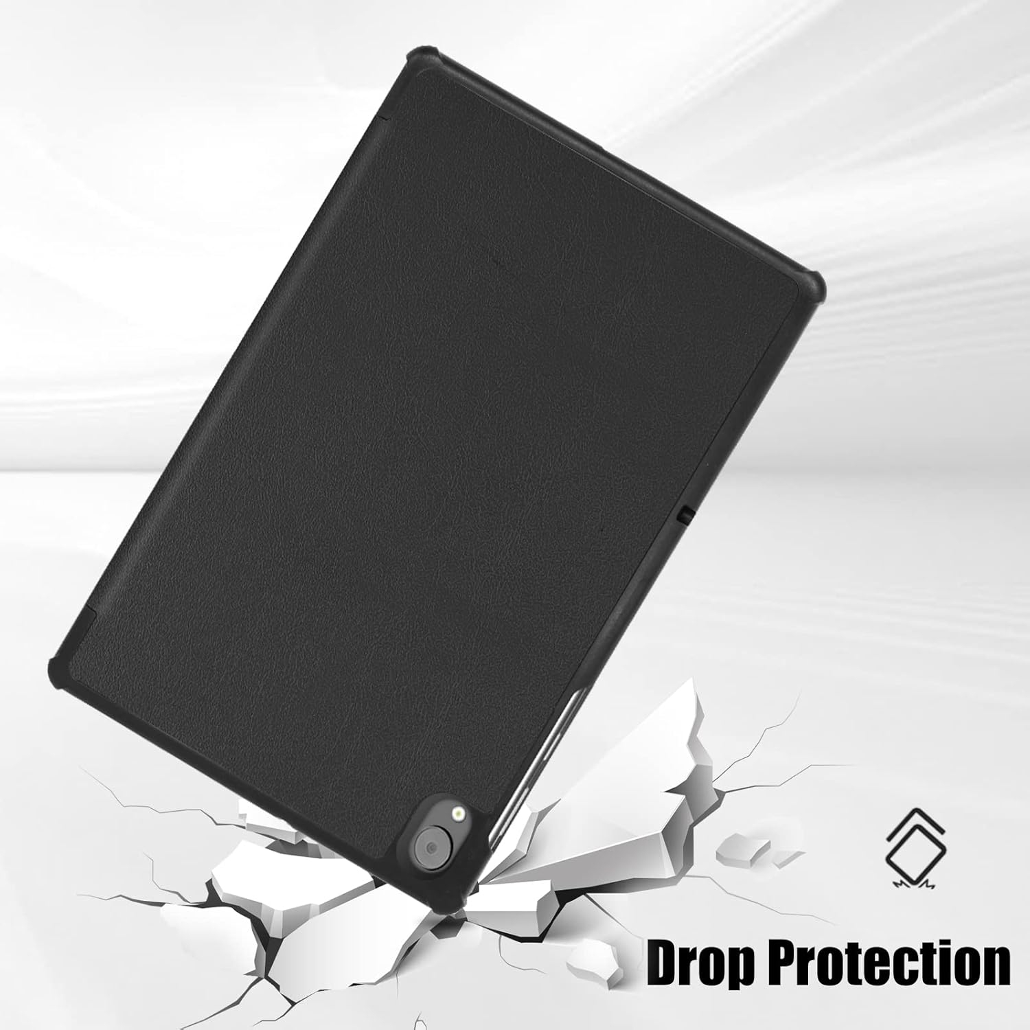 Pour l'étui FHD Plus pour Tab K10 2021/M10 de 10,3 po de Lenovo, étui rigide mince avec support intelligent