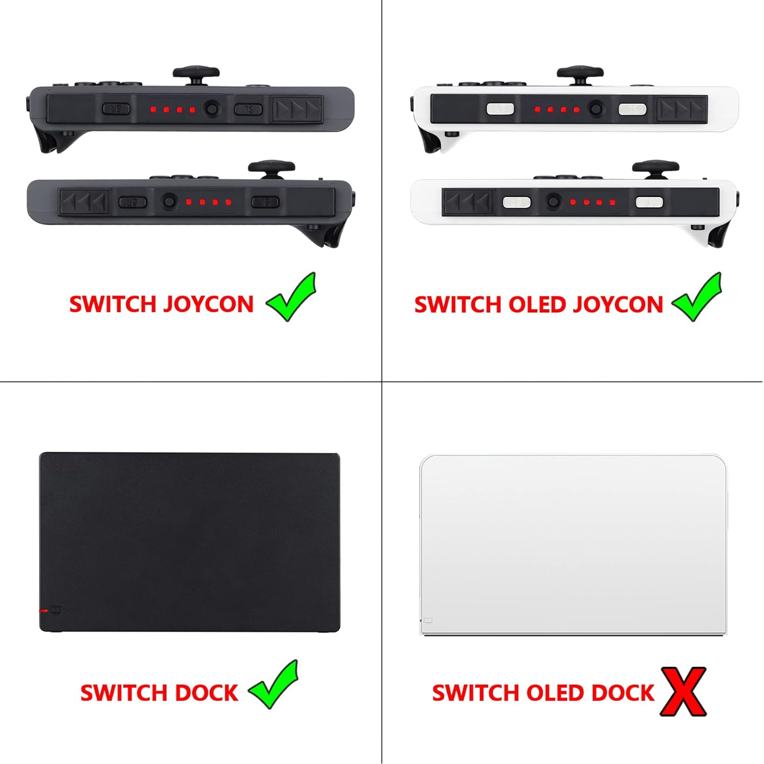 Trousse de réglage de Firefly pour Nintendo Switch Joycons Dock NS Joycon SL SR Boutons Câble flexible à ruban