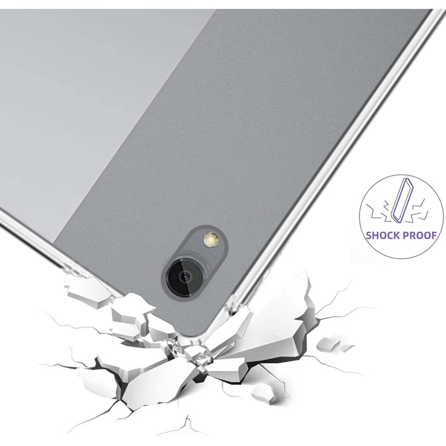 Tablet Case for Lenovo Tab P11/Lenovo Tab P11 Plus 11inch, Flexible Slim Reinforced Corners Clear Protective