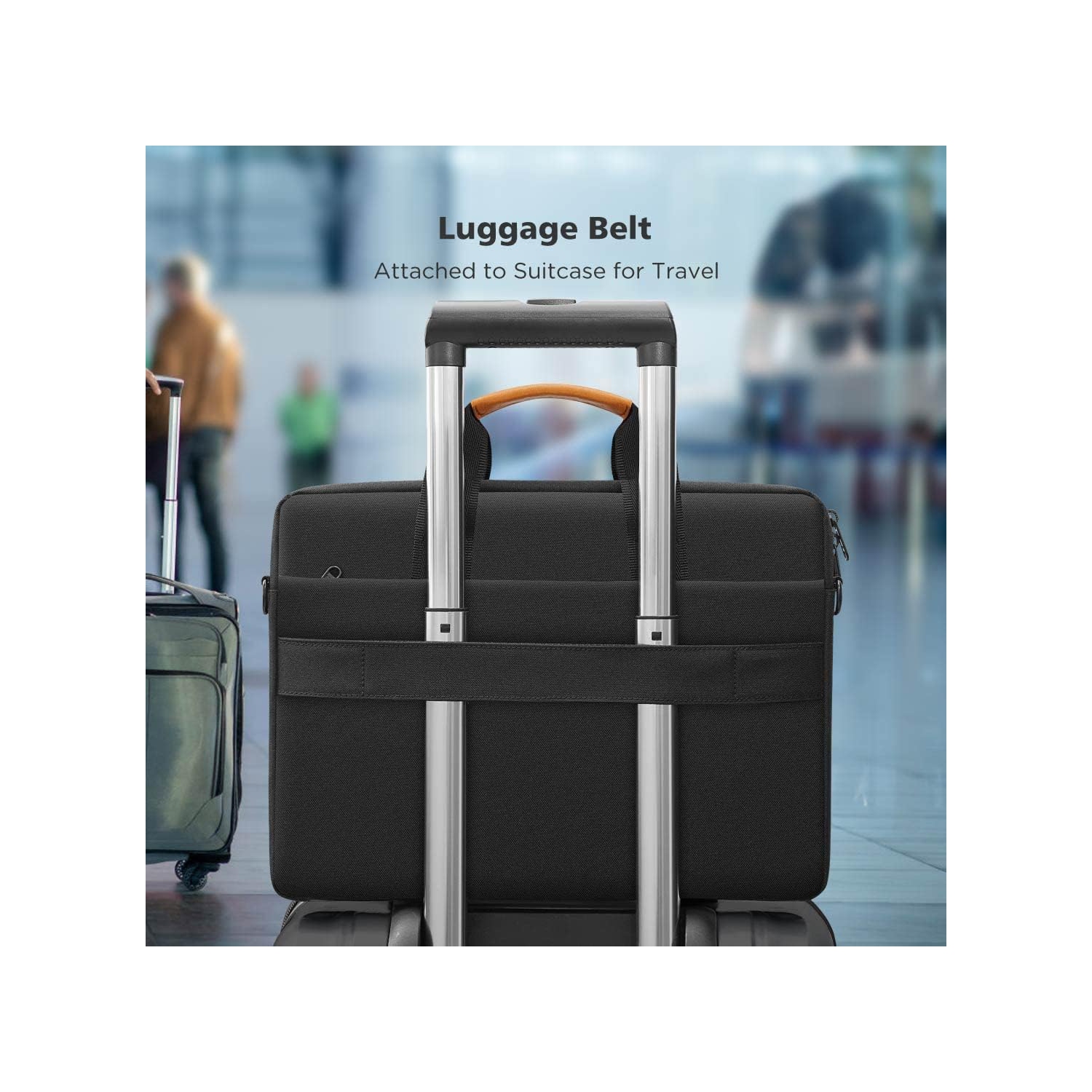 Sac pour portable de 13,3&nbsp;po Housse pour ordinateur, mallette à bandoulière pour MacBook Pro 14 M1 M2 Max/MacBook Air de 13&nbsp;po/14&nbsp;po