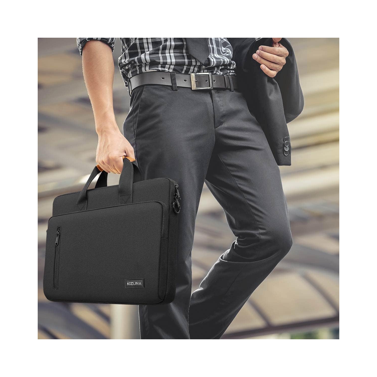 Sac pour portable de 13,3&nbsp;po Housse pour ordinateur, mallette à bandoulière pour MacBook Pro 14 M1 M2 Max/MacBook Air de 13&nbsp;po/14&nbsp;po