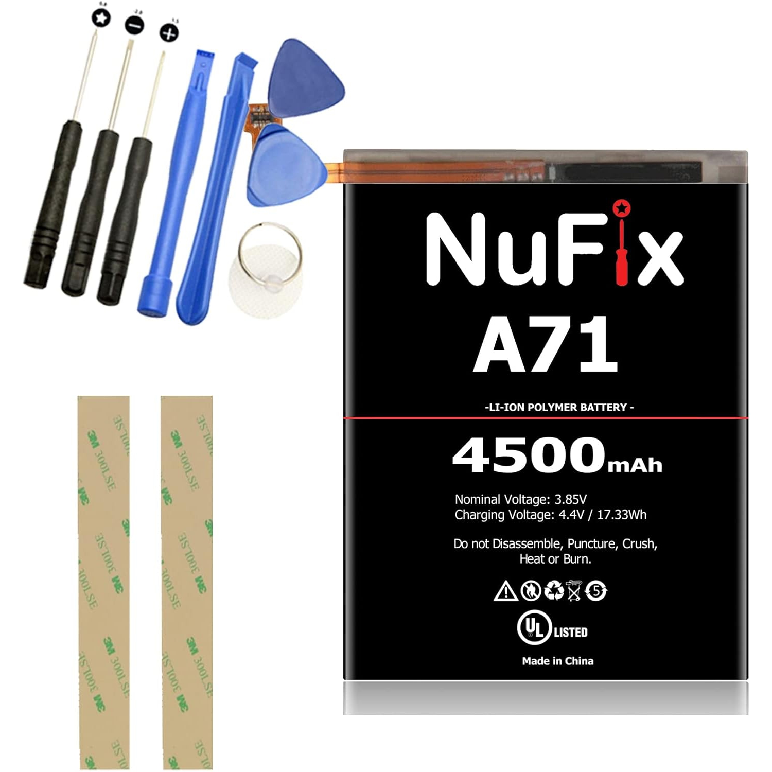 y Replacement for Samsung A71 4500mAh Compatible Replacement y EB-BA715ABY A715F A715DS A715W (Basic