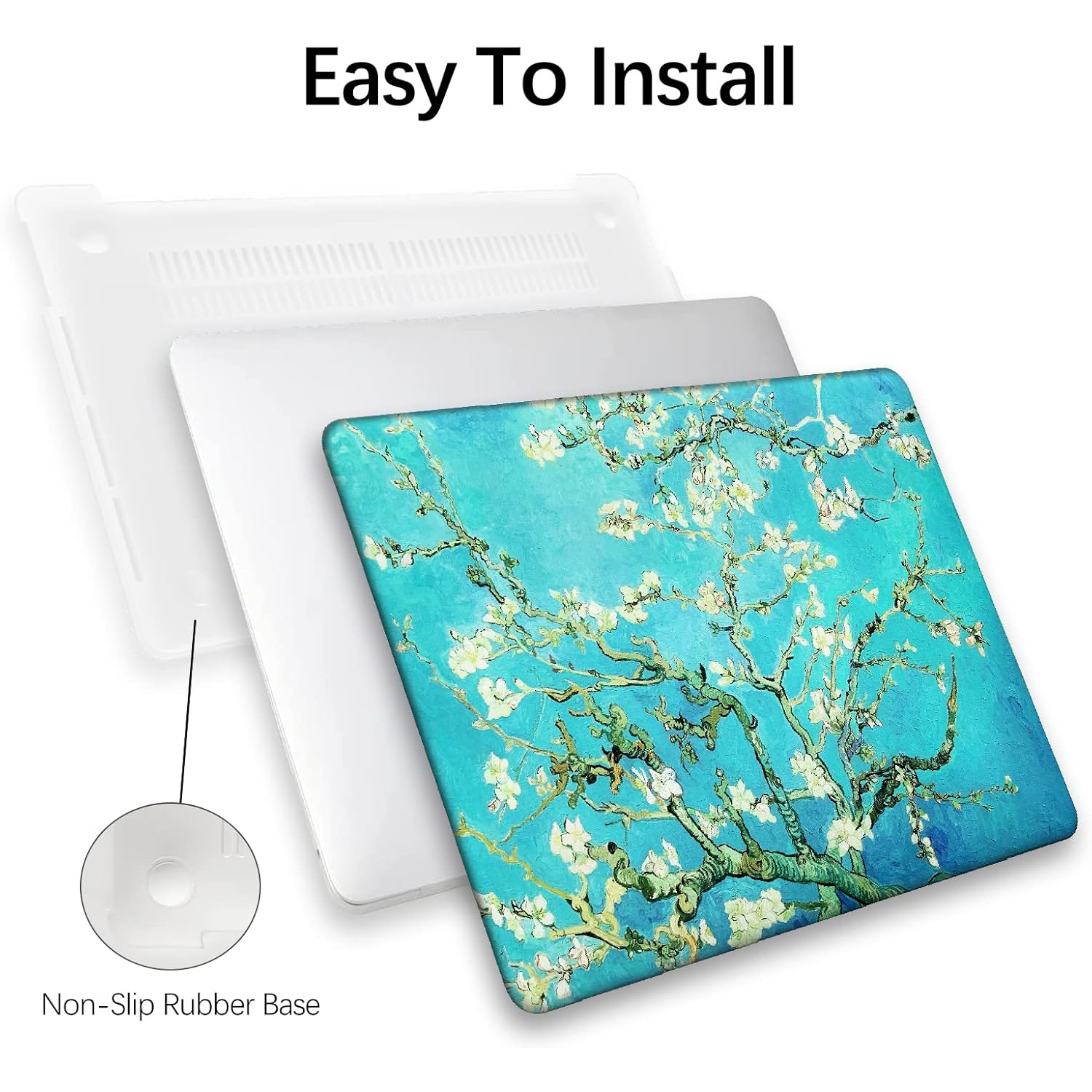 Compatible with MacBook Pro 13 inch Cover, 2022, 2021, 2020-2018 Release A1708 with Keyboard Cover & Screen