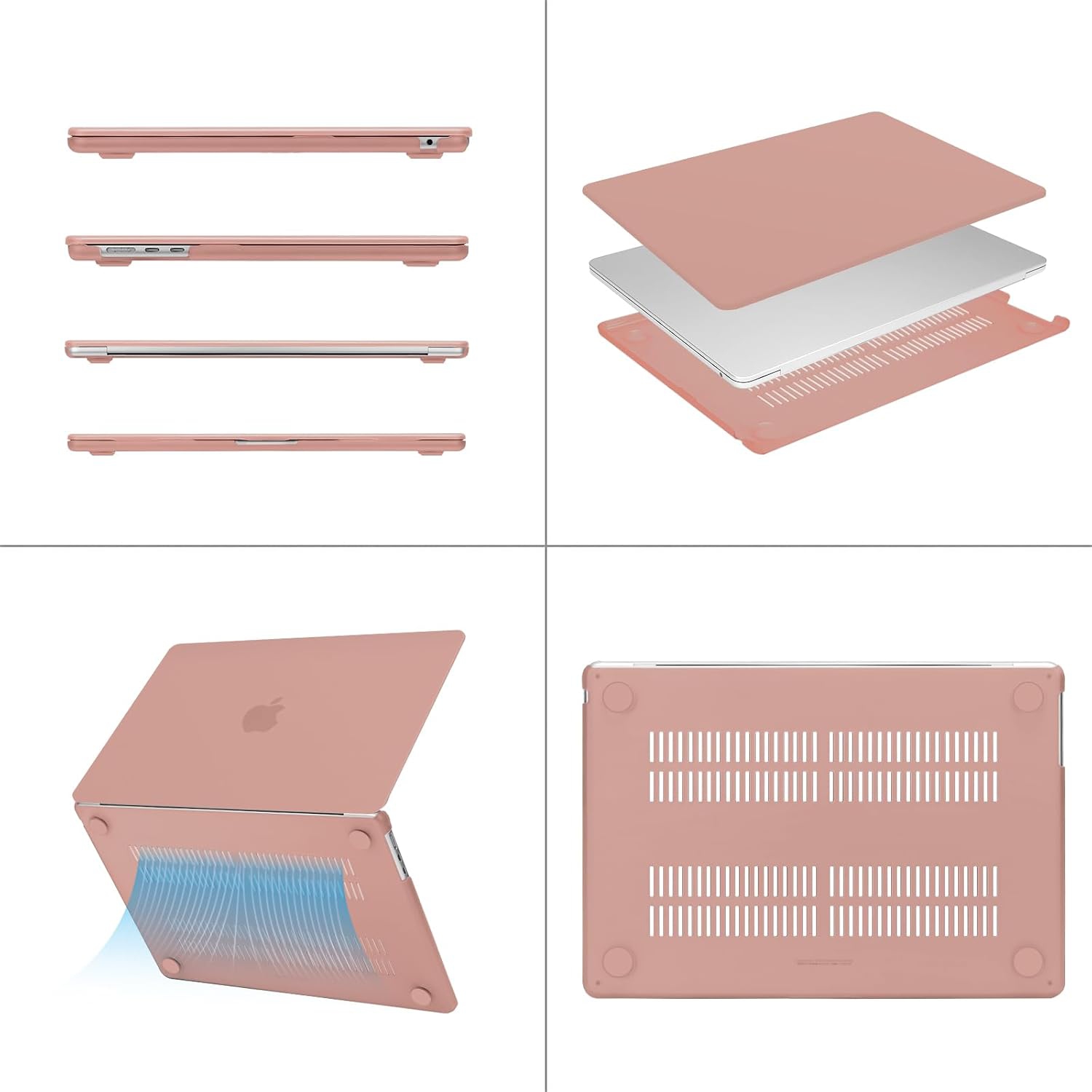 Compatible with MacBook Air 15 inch Case 2023 2024 Release M3 A3114 M2 A2941 with Liquid Retina Display&Touch