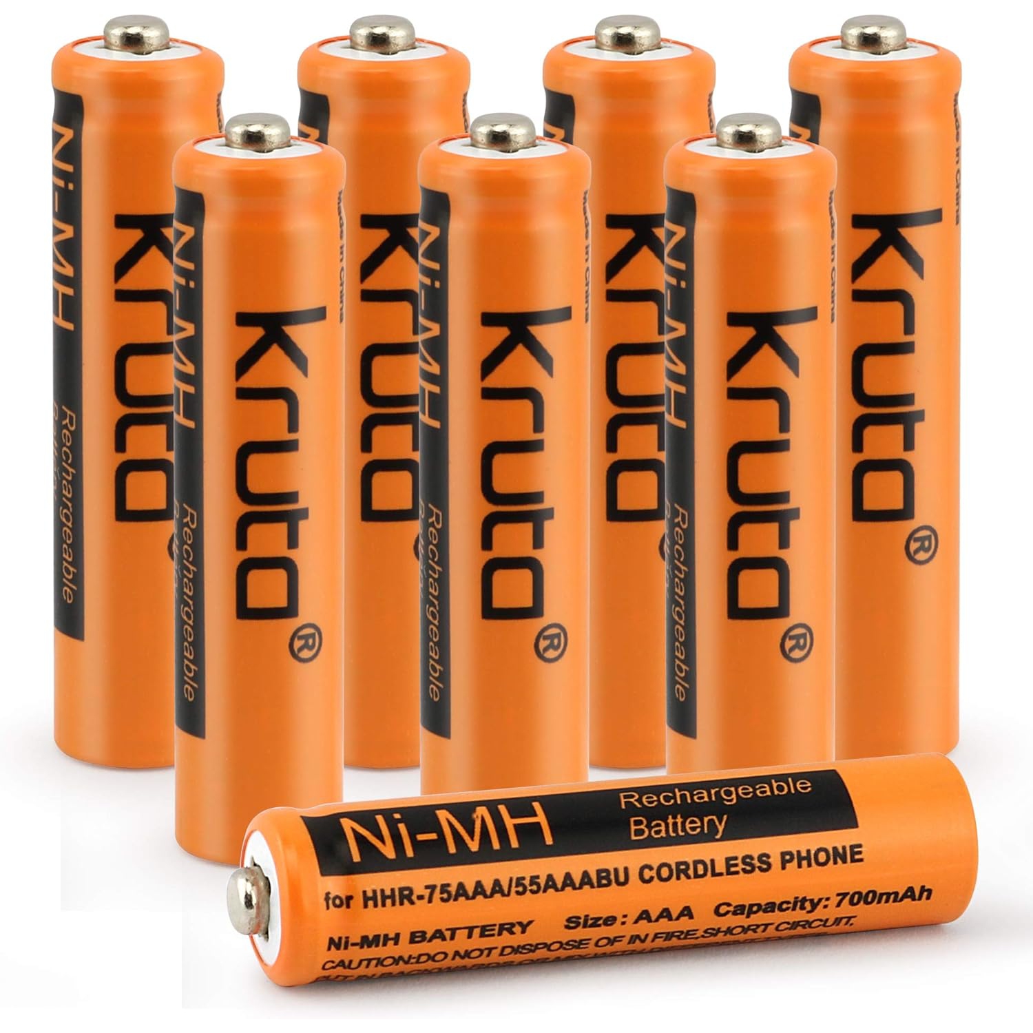 NI-MH AAA Rechargeable y 1,2&nbsp;V 700 mAh HHR-55aaabu AAA iS pour téléphones sans fil Panasonic, télécommande