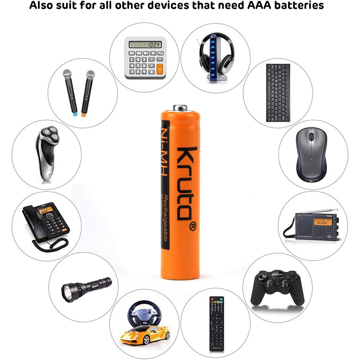 NI-MH AAA Rechargeable y 1,2&nbsp;V 700 mAh HHR-55aaabu AAA iS pour téléphones sans fil Panasonic, télécommande