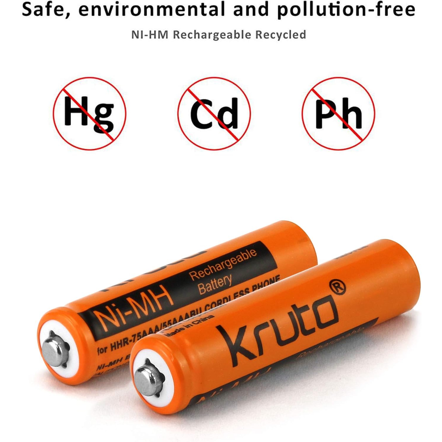 NI-MH AAA Rechargeable y 1,2&nbsp;V 700 mAh HHR-55aaabu AAA iS pour téléphones sans fil Panasonic, télécommande