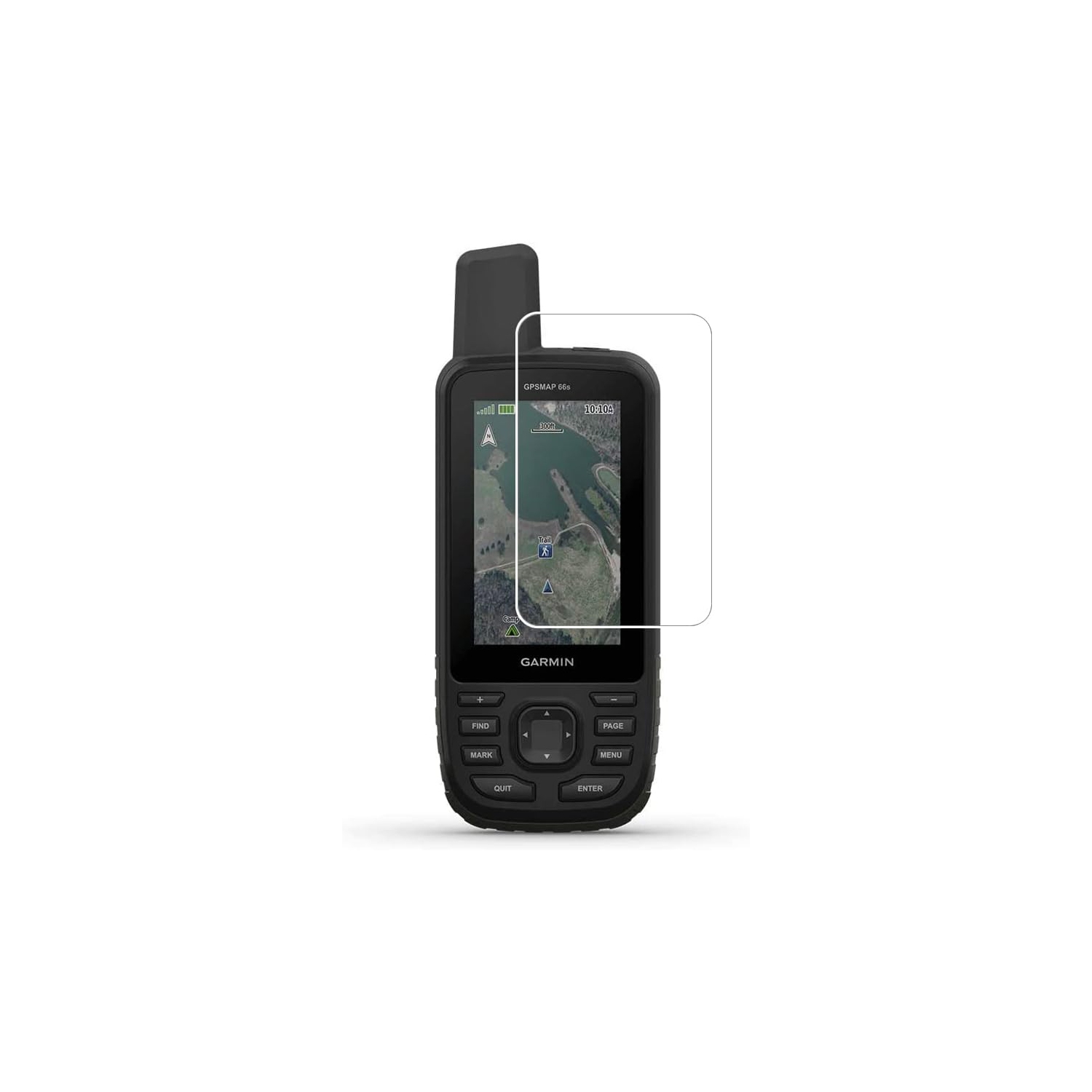 Protecteur d'écran Zshion Compatible avec Garmin GPSMAP 66i 66s 66ᵉʳ 66sr,9H Dureté Pellicule protectrice en verre trempé