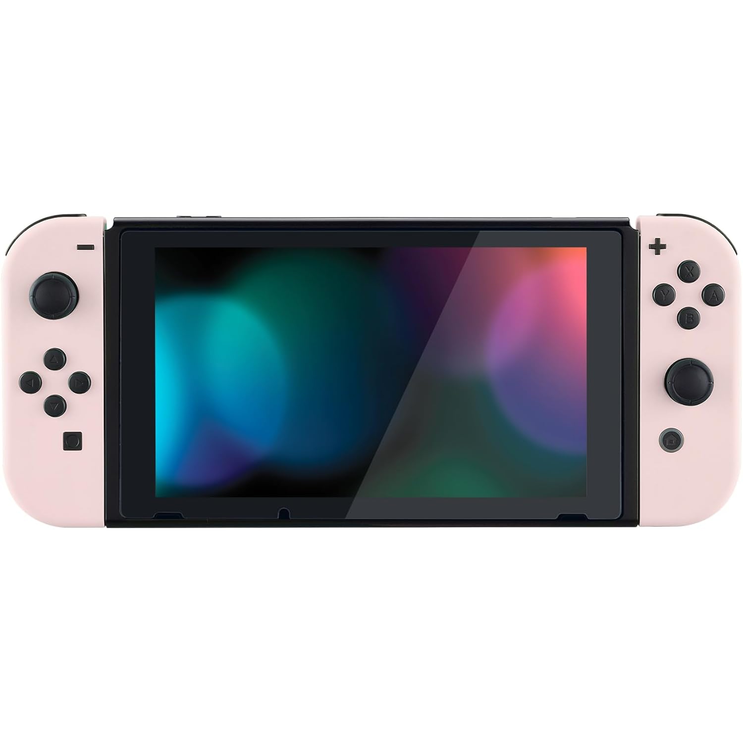 DIY Replacement Shell Buttons for Nintendo Switch & Switch O, Cherry Blossoms Pink Housing Case