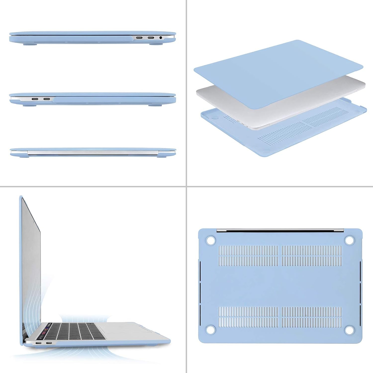 Compatible with MacBook Pro 13 inch Case 2024-2016 M2 A2338 M1 A2289 A2251 A2159 A1989 A1706 A1708, Hard