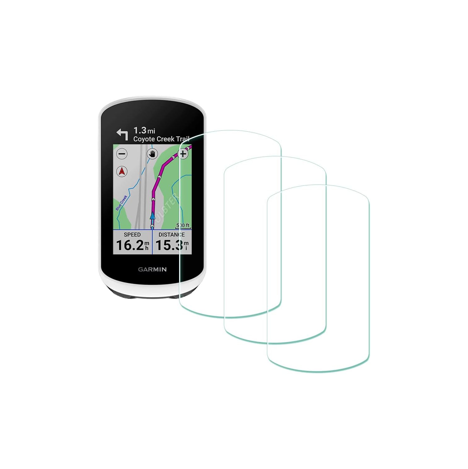 Protecteur d'écran pour Edge Explore 2 Navigator de Garmin [paquet de 3] LCD Dureté anticraque en verre trempé Gl 0,3&nbsp;mm 9H
