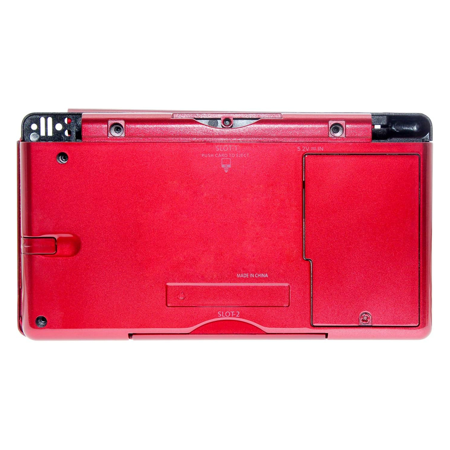 Trousse de boîtier de remplacement pour pièces de réparation complètes pour Nintendo DS Lite NDSL couleur rouge