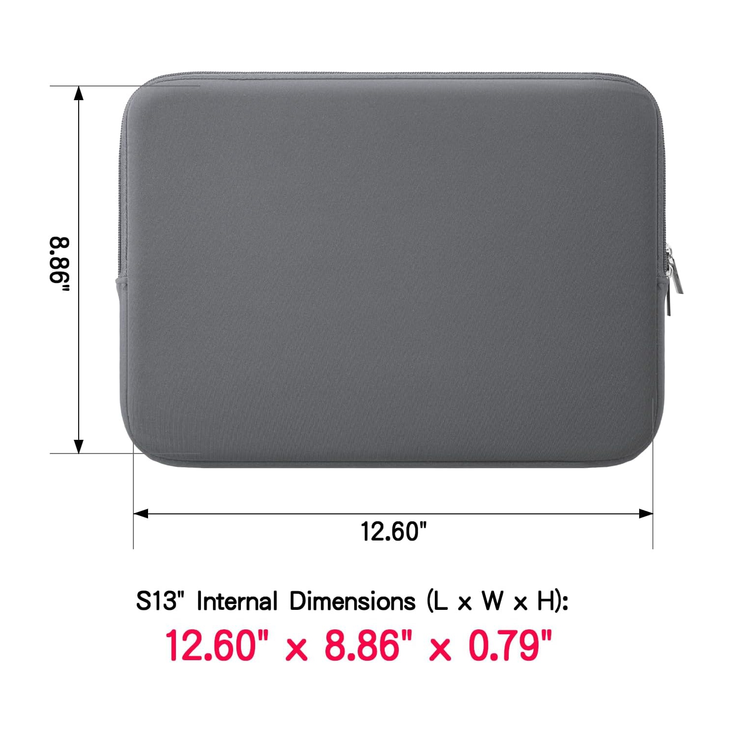 RAINYEAR 13 Inch Laptop Sleeve Compatible with 2021 2022 MacBook 13.6" M2 A2681, 13.3 Air Pro M1 A2337 A2338 A2159